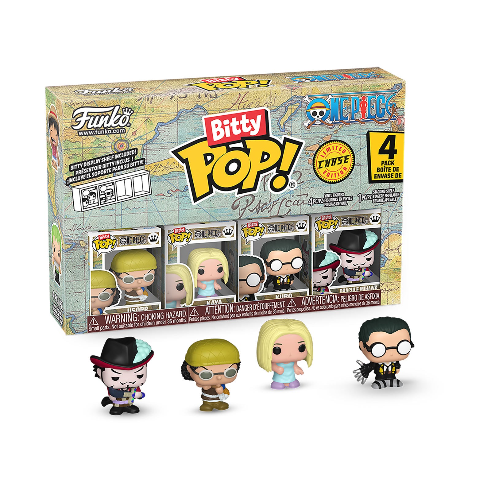 Zdjęcie produktu One Piece - Funko Bitty Pop Zestaw 4 figurek Seria 4