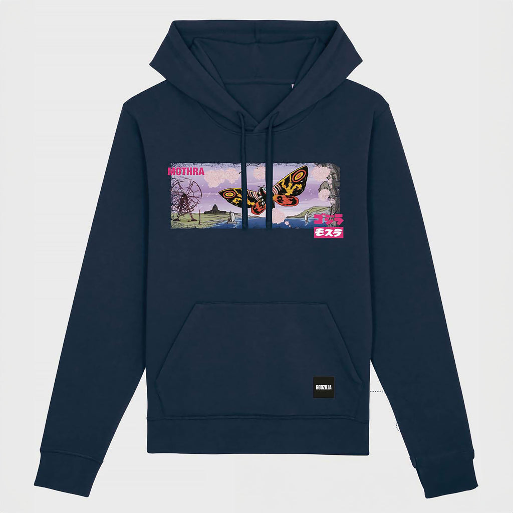 Zdjęcie produktu Godzilla - Mothra bluza z kapturem niebieska