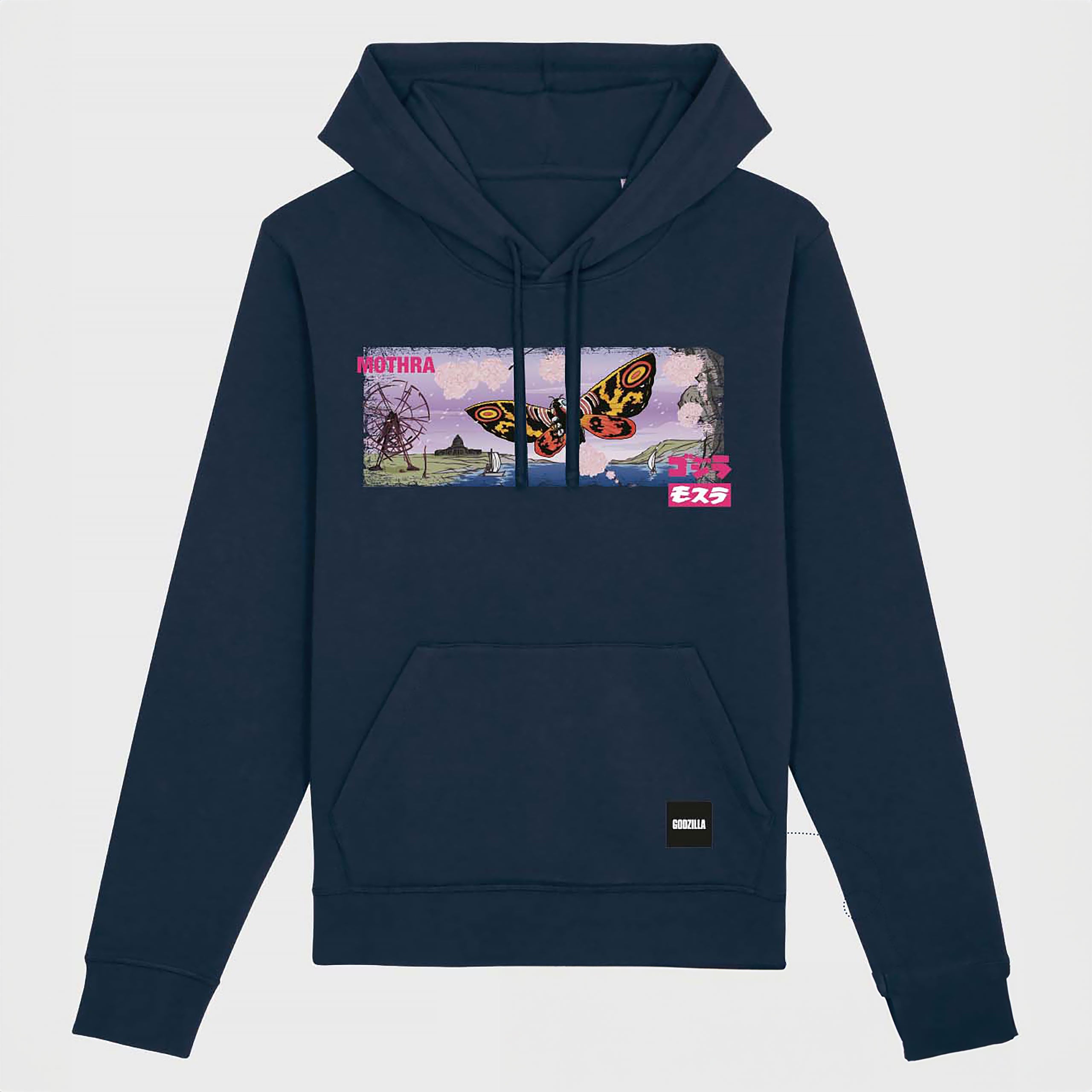 Zdjęcie produktu Godzilla - Mothra bluza z kapturem niebieska
