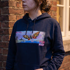 Zdjęcie produktu Godzilla - Mothra bluza z kapturem niebieska