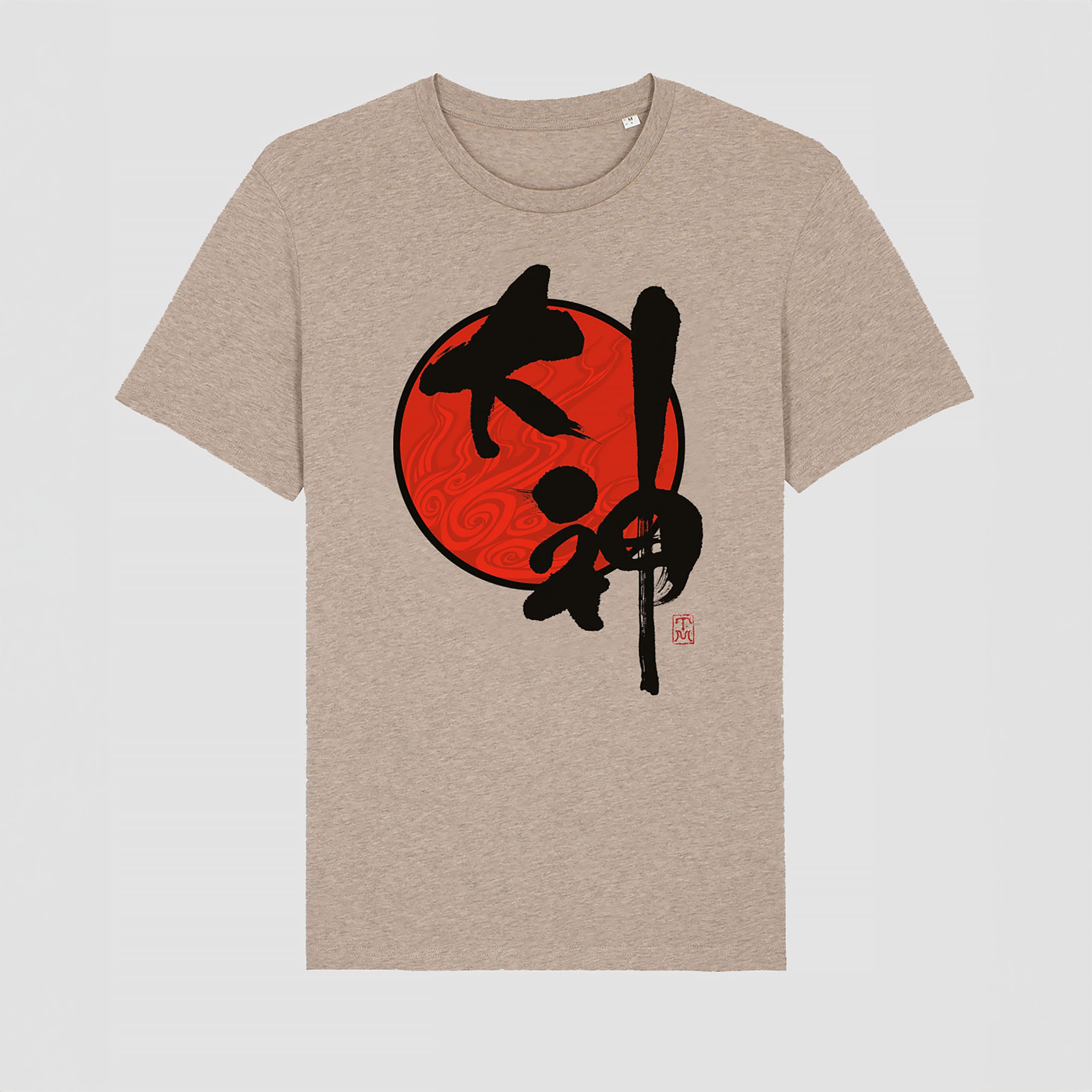 Zdjęcie produktu Okami - Koszulka z logo, beżowa