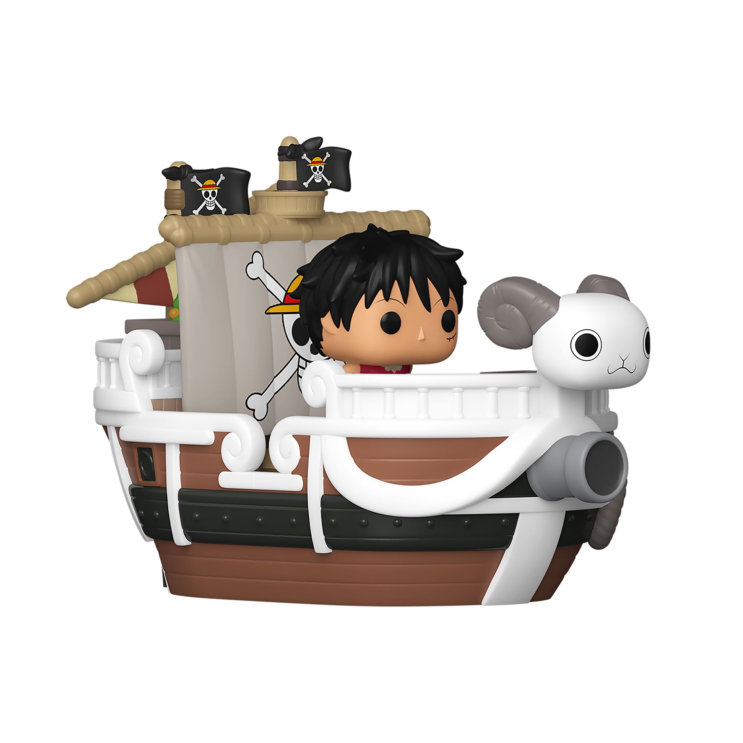 Zdjęcie produktu One Piece - Going Merry z Luffym zestaw figurek Funko Bitty Pop Ride