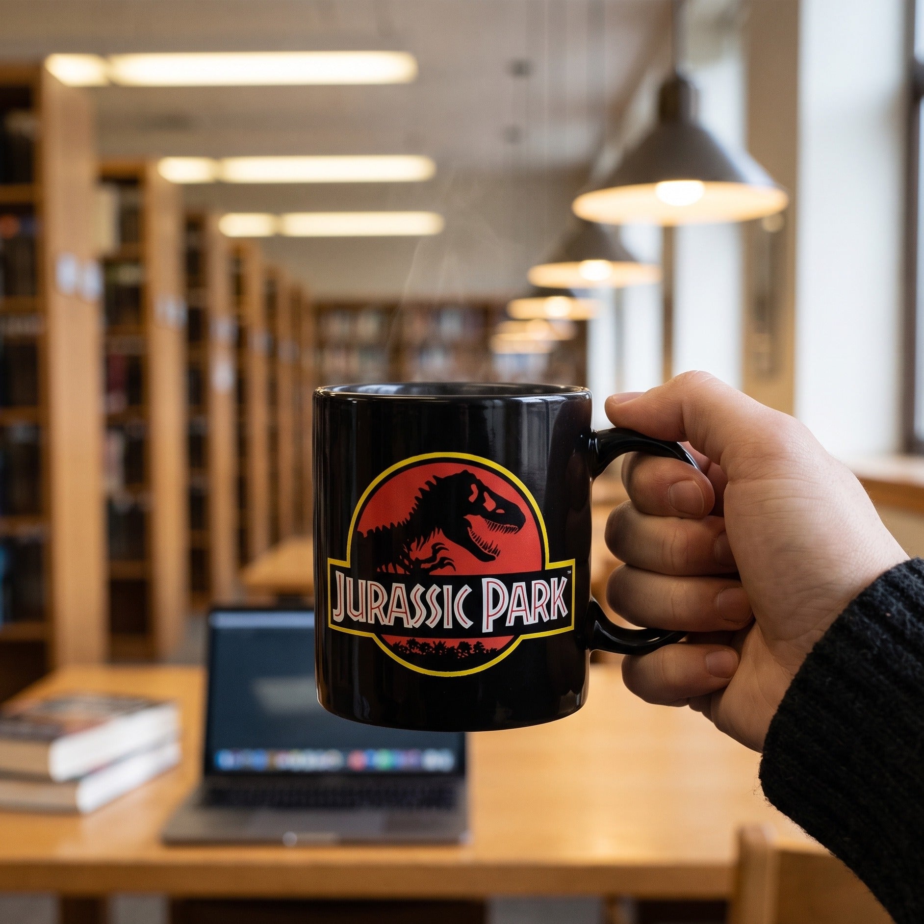 Zdjęcie produktu Jurassic Park - Kubek z Logo Czarny