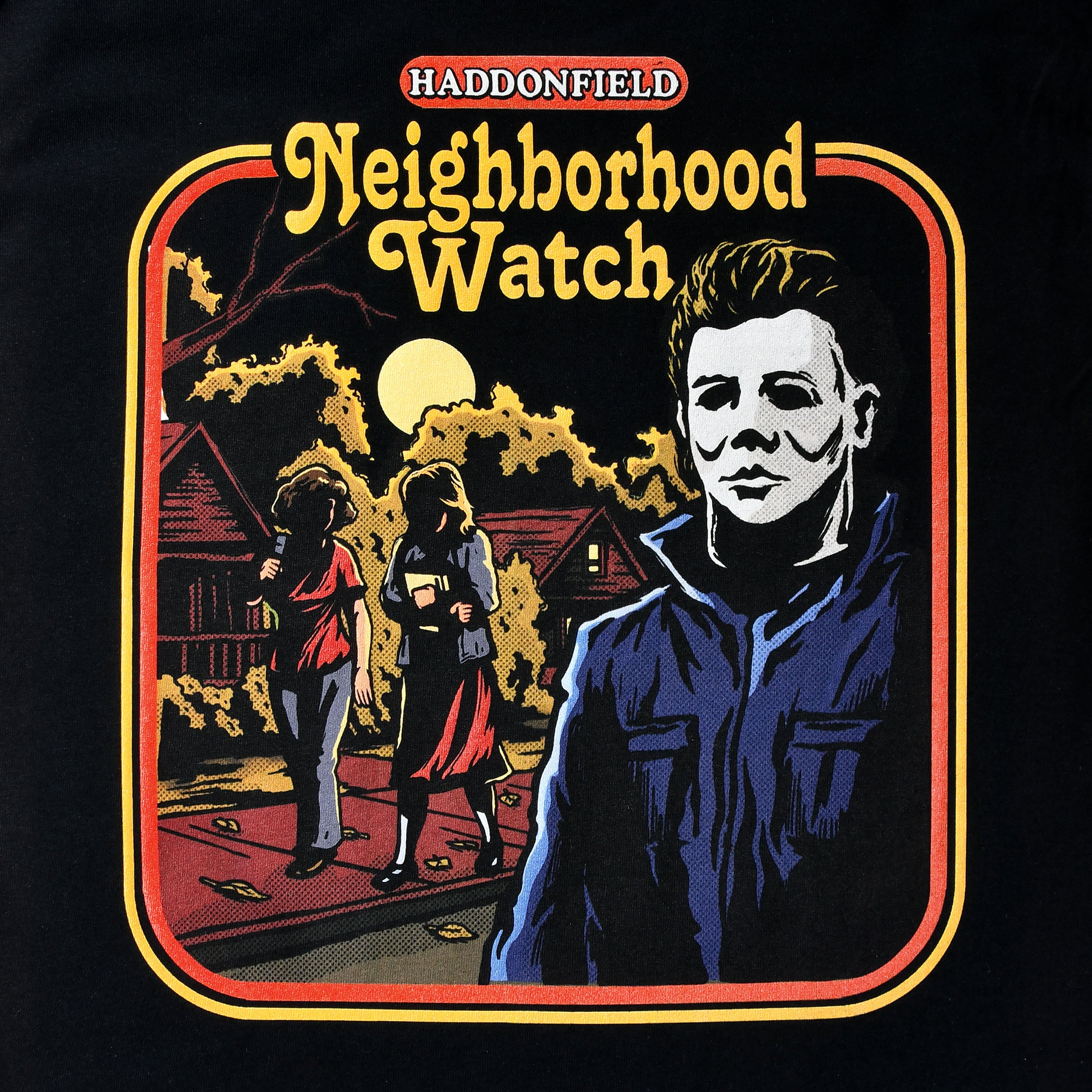 Zdjęcie produktu Halloween - Koszulka Neighbourhood Watch czarna