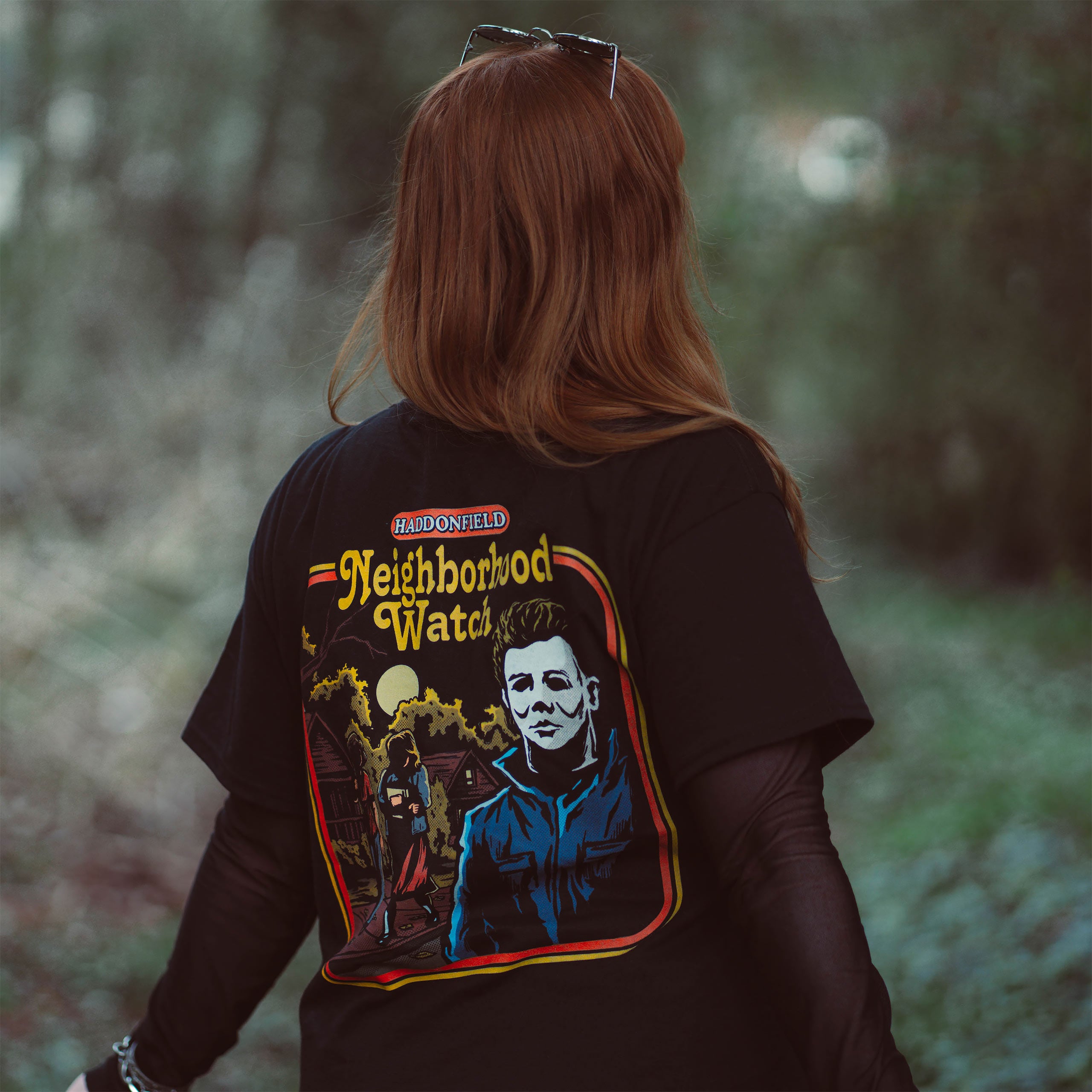 Zdjęcie produktu Halloween - Koszulka Neighbourhood Watch czarna