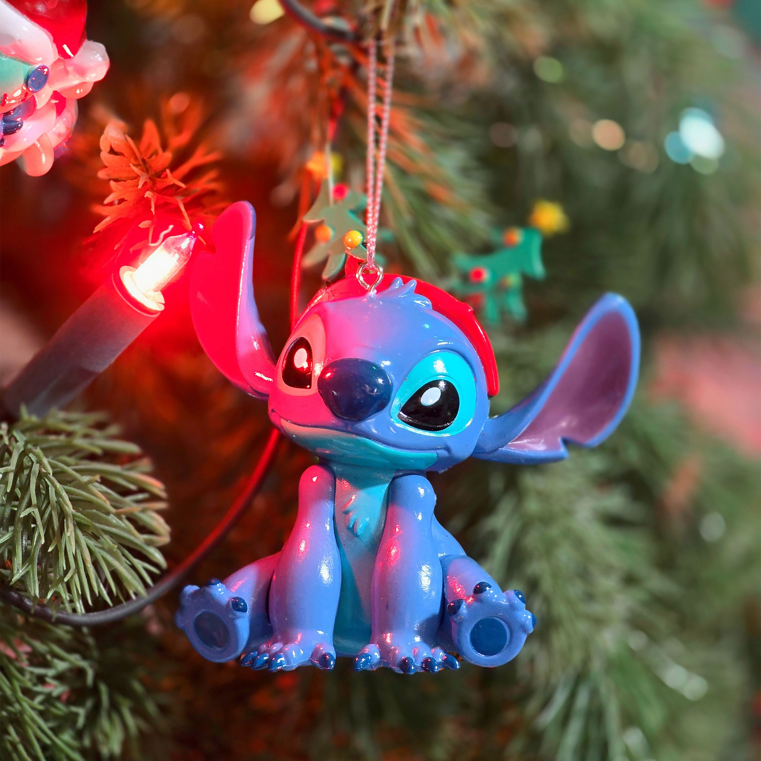 Zdjęcie produktu Ozdoba choinkowa Stitch siedzący - Lilo & Stitch