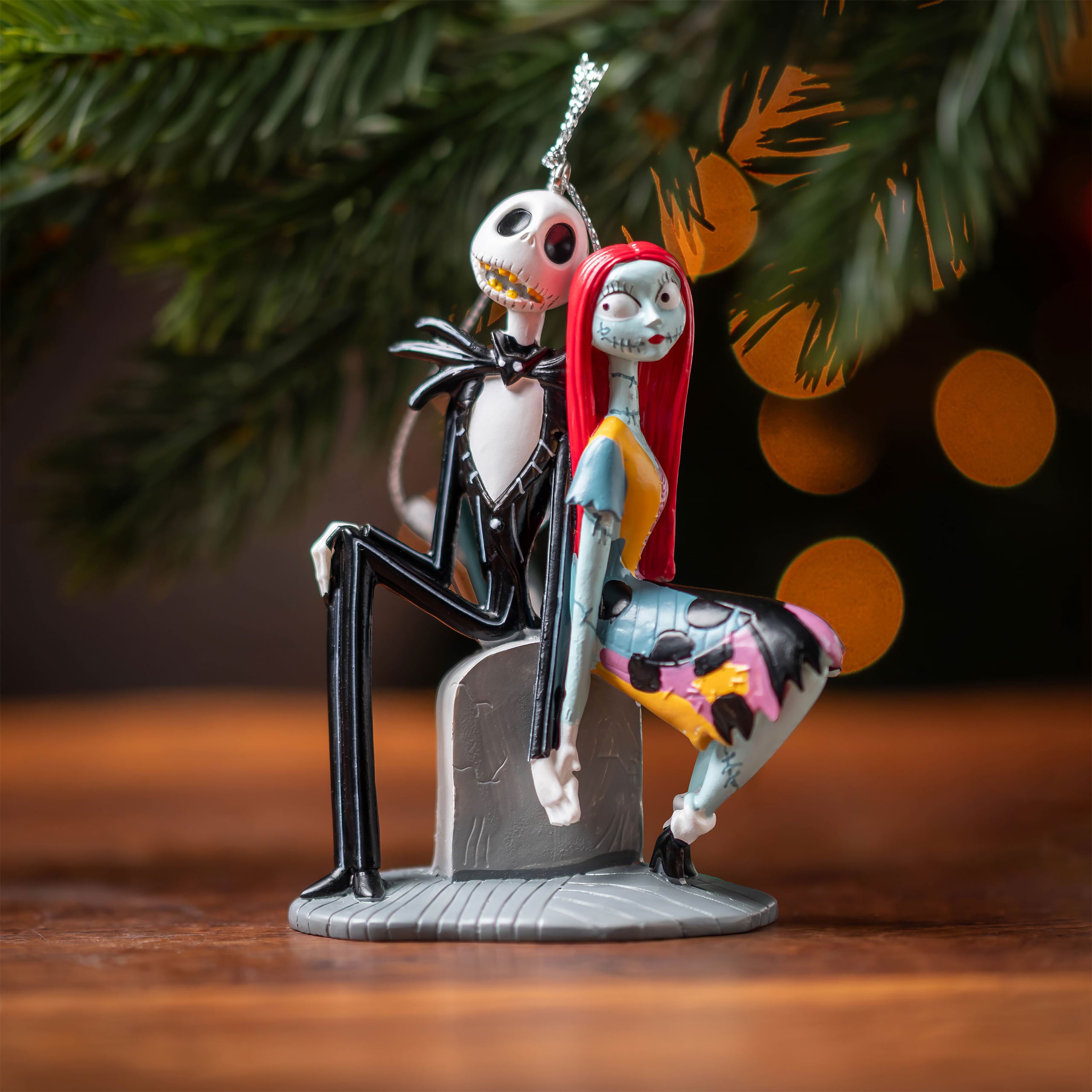 Zdjęcie produktu Miasteczko Halloween - Ozdoby choinkowe Jack i Sally