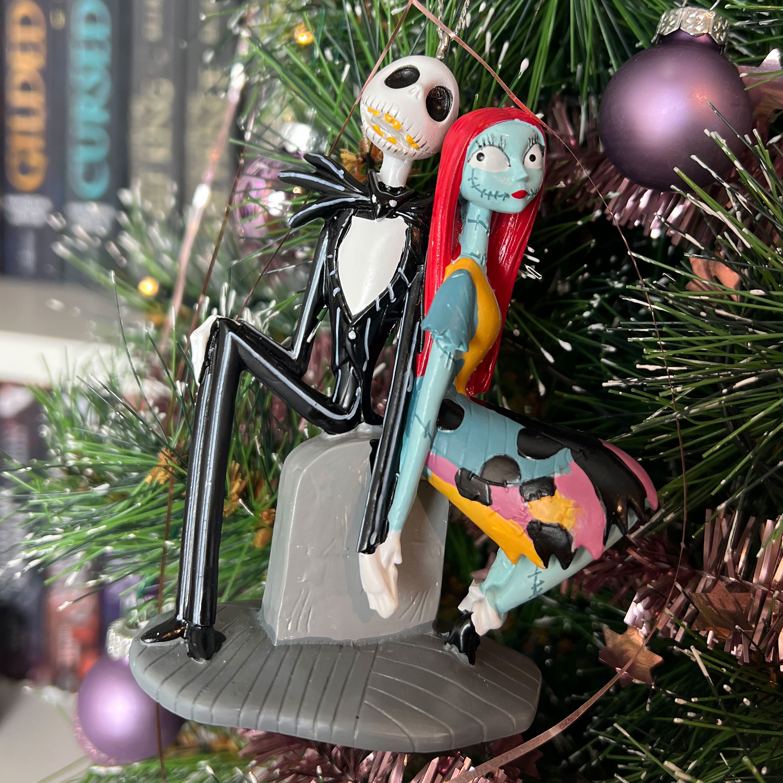 Zdjęcie produktu Miasteczko Halloween - Ozdoby choinkowe Jack i Sally