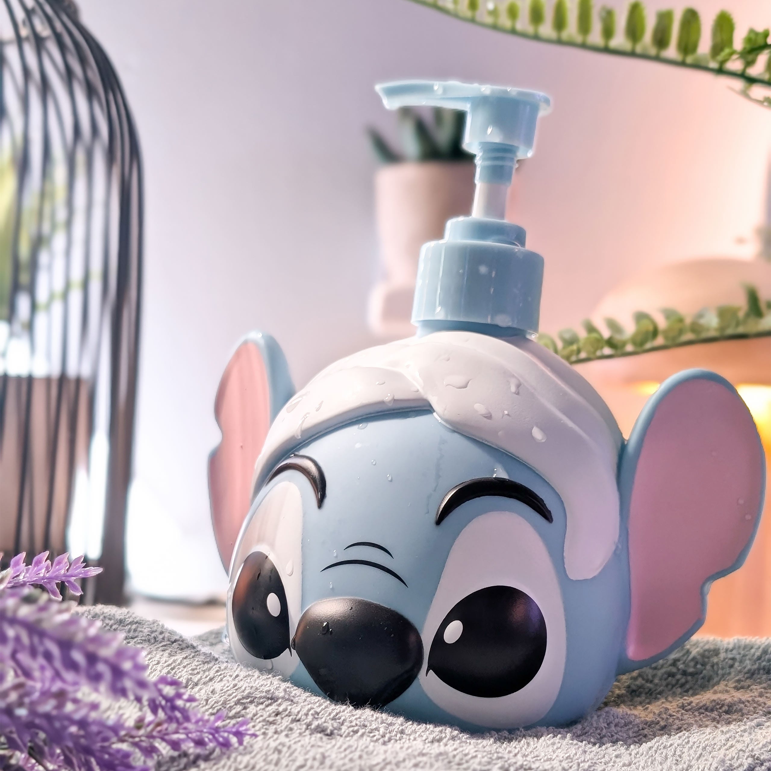 Product image Stitch Soap Dispenser with Cleansing Gel - Lilo & Stitch