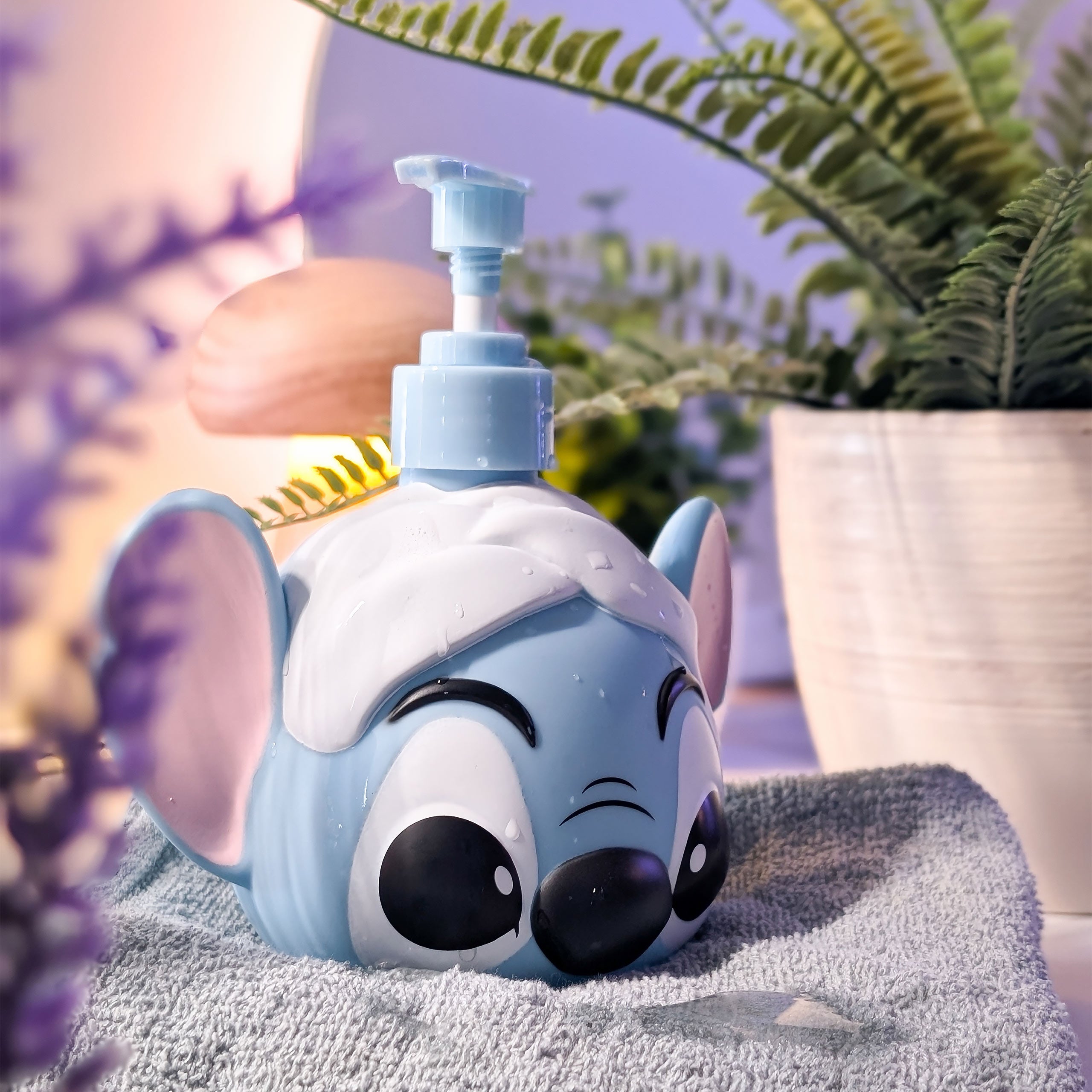 Product image Stitch Soap Dispenser with Cleansing Gel - Lilo & Stitch