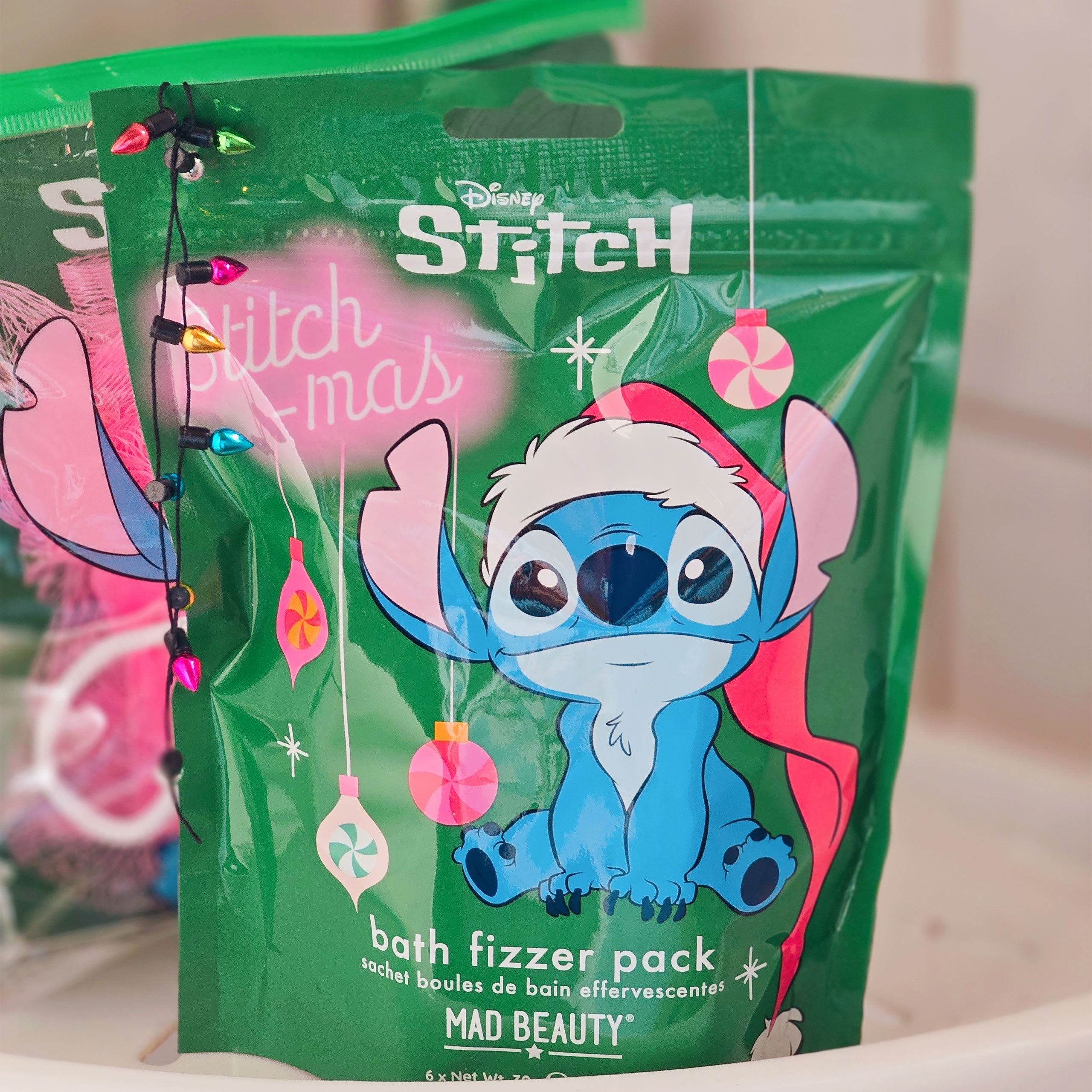 Zdjęcie produktu Stitch-mas Zestaw 6 musujących kul do kąpieli - Lilo & Stitch