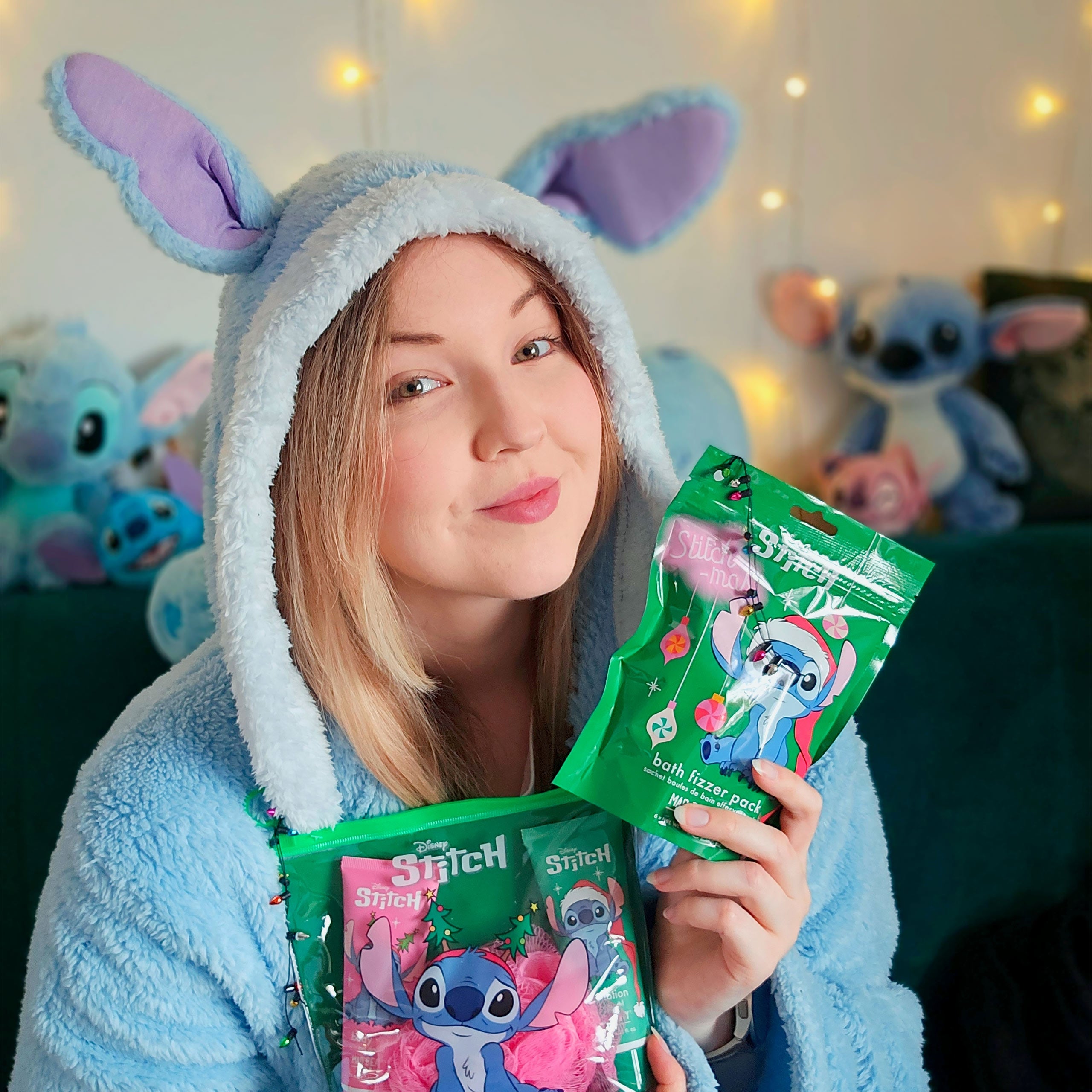 Zdjęcie produktu Stitch-mas Zestaw 6 musujących kul do kąpieli - Lilo & Stitch