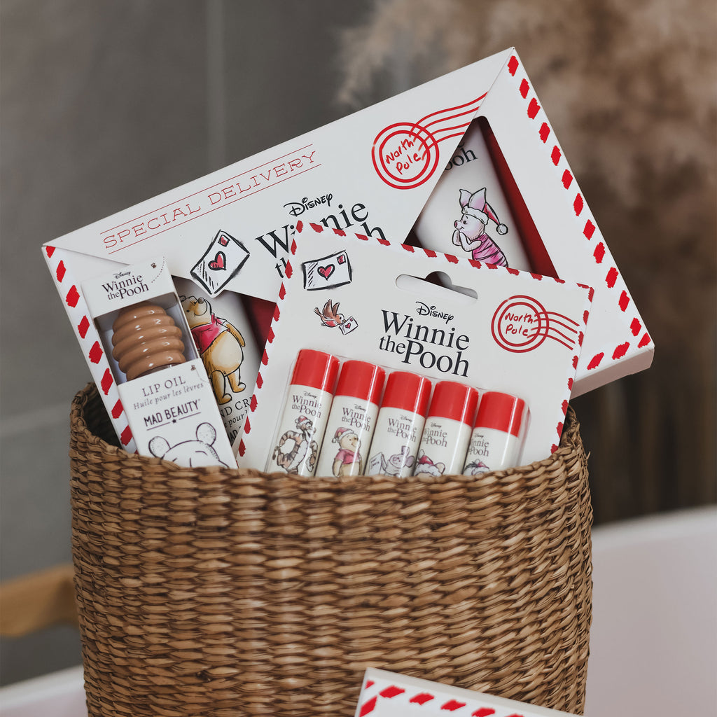 Zdjęcie produktu Kubuś Puchatek - X-mas balsam do ust, zestaw 5 szt.