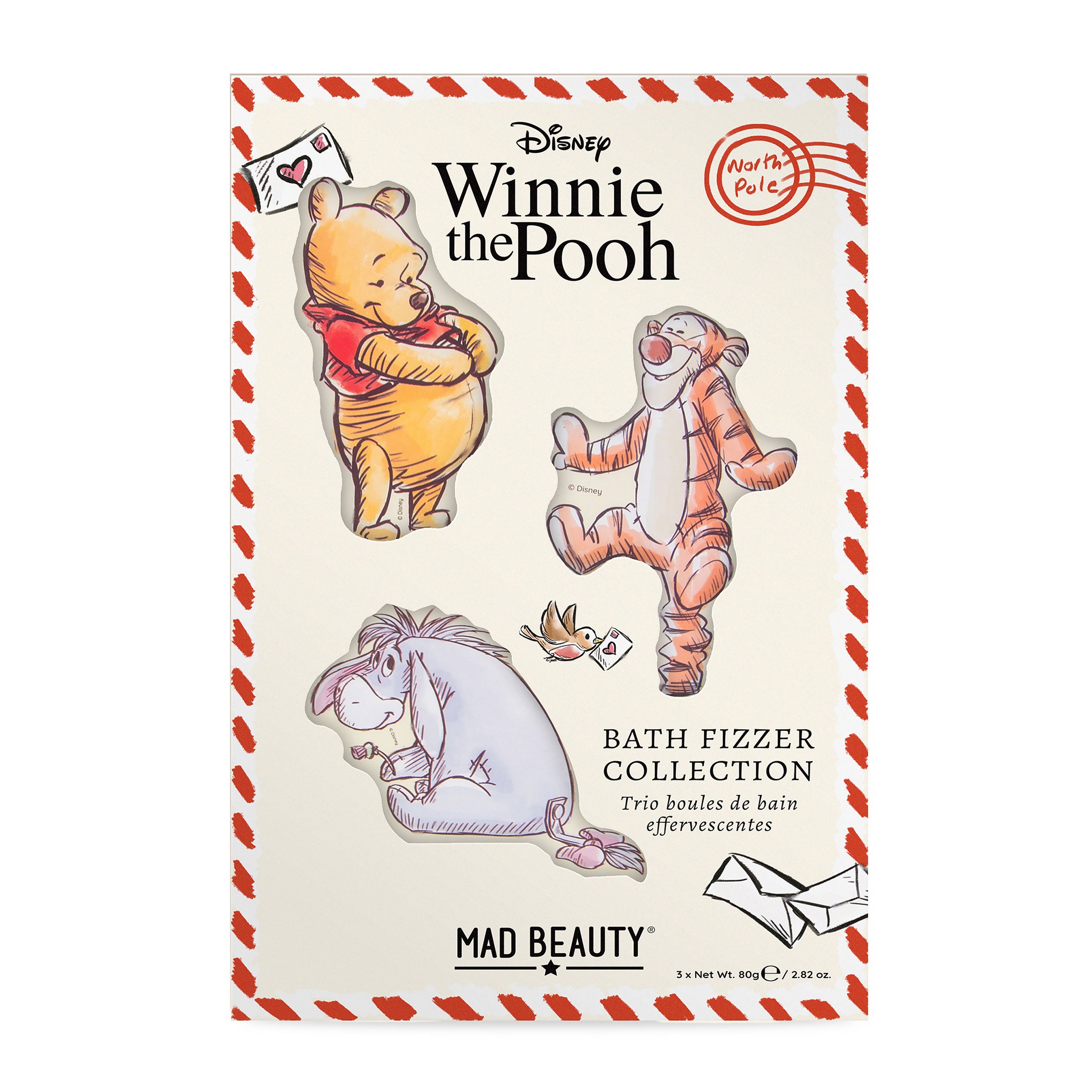 Zdjęcie produktu Kubuś Puchatek - Zestaw 3 musujących kul do kąpieli X-mas