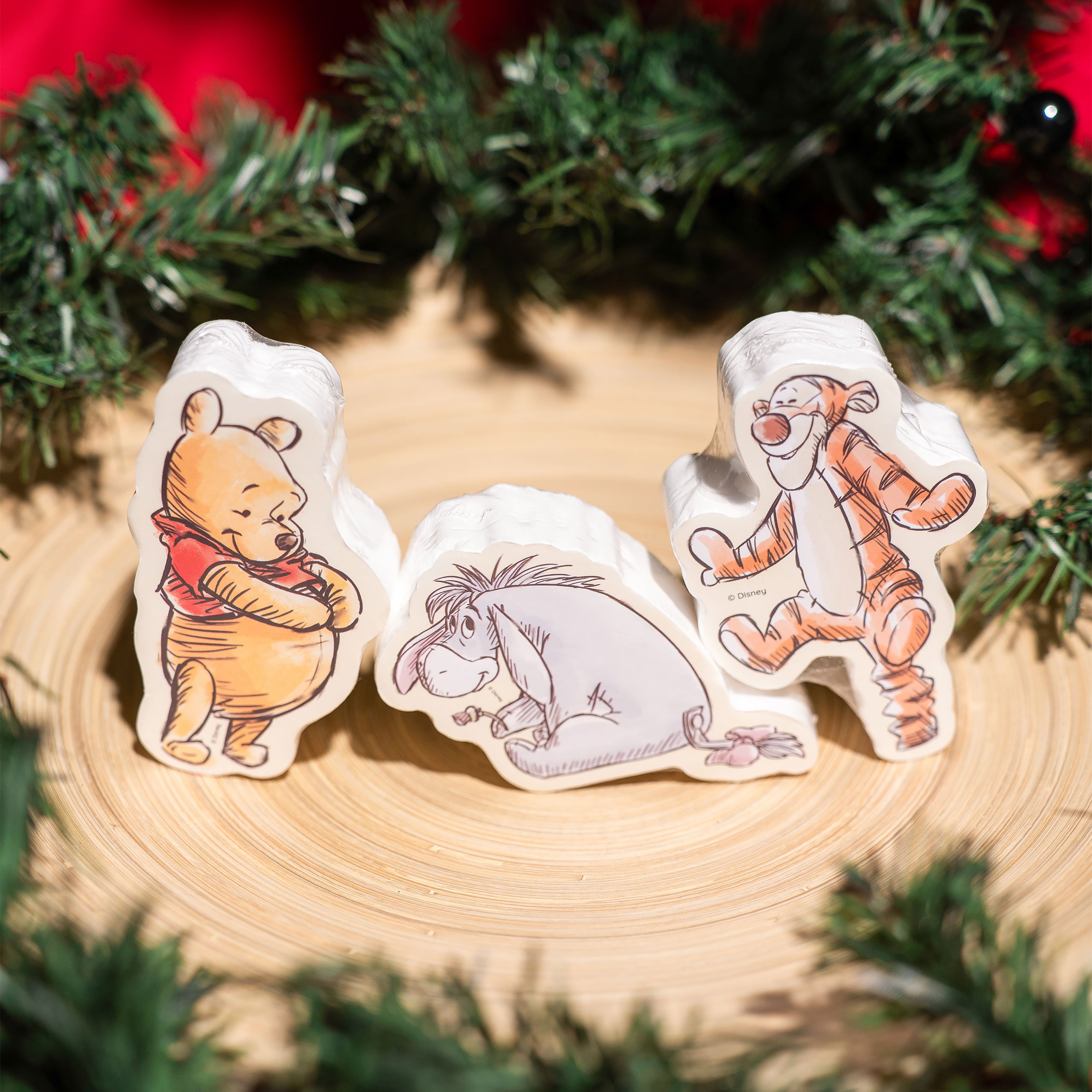 Zdjęcie produktu Kubuś Puchatek - Zestaw 3 musujących kul do kąpieli X-mas