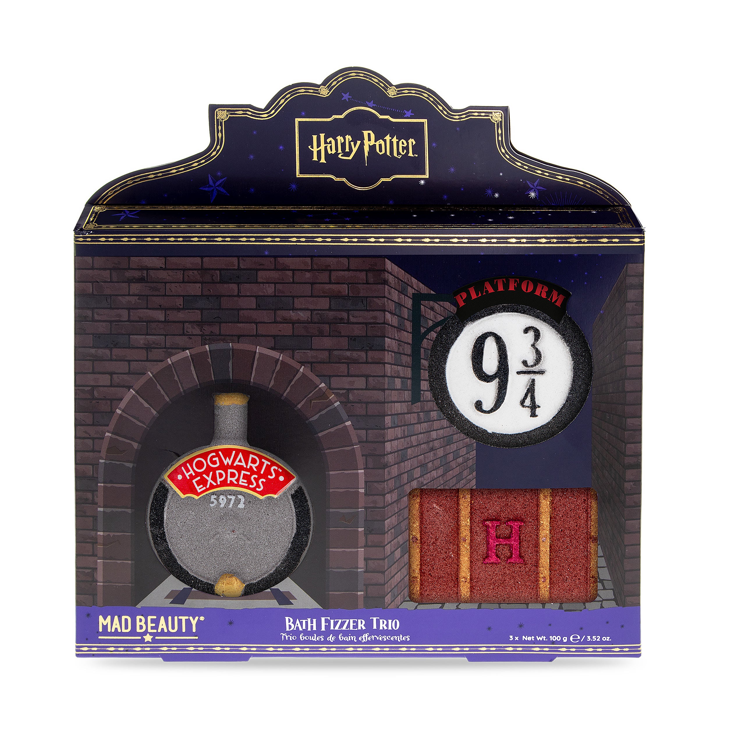 Product image Harry Potter - Platform 9 3/4 Bath Fizzer 3-Piece Set