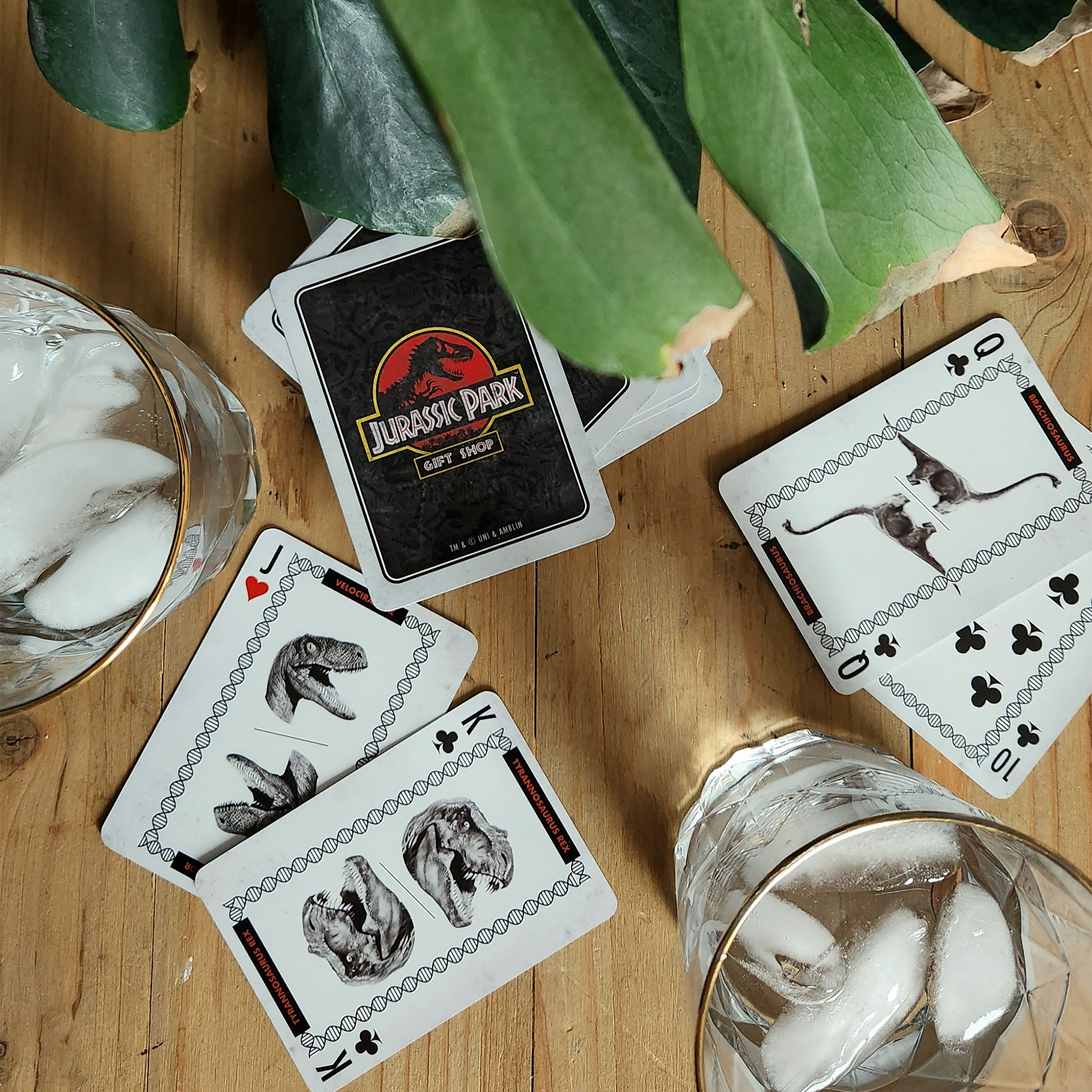 Zdjęcie produktu Jurassic Park - Karty do gry Isla Nublar