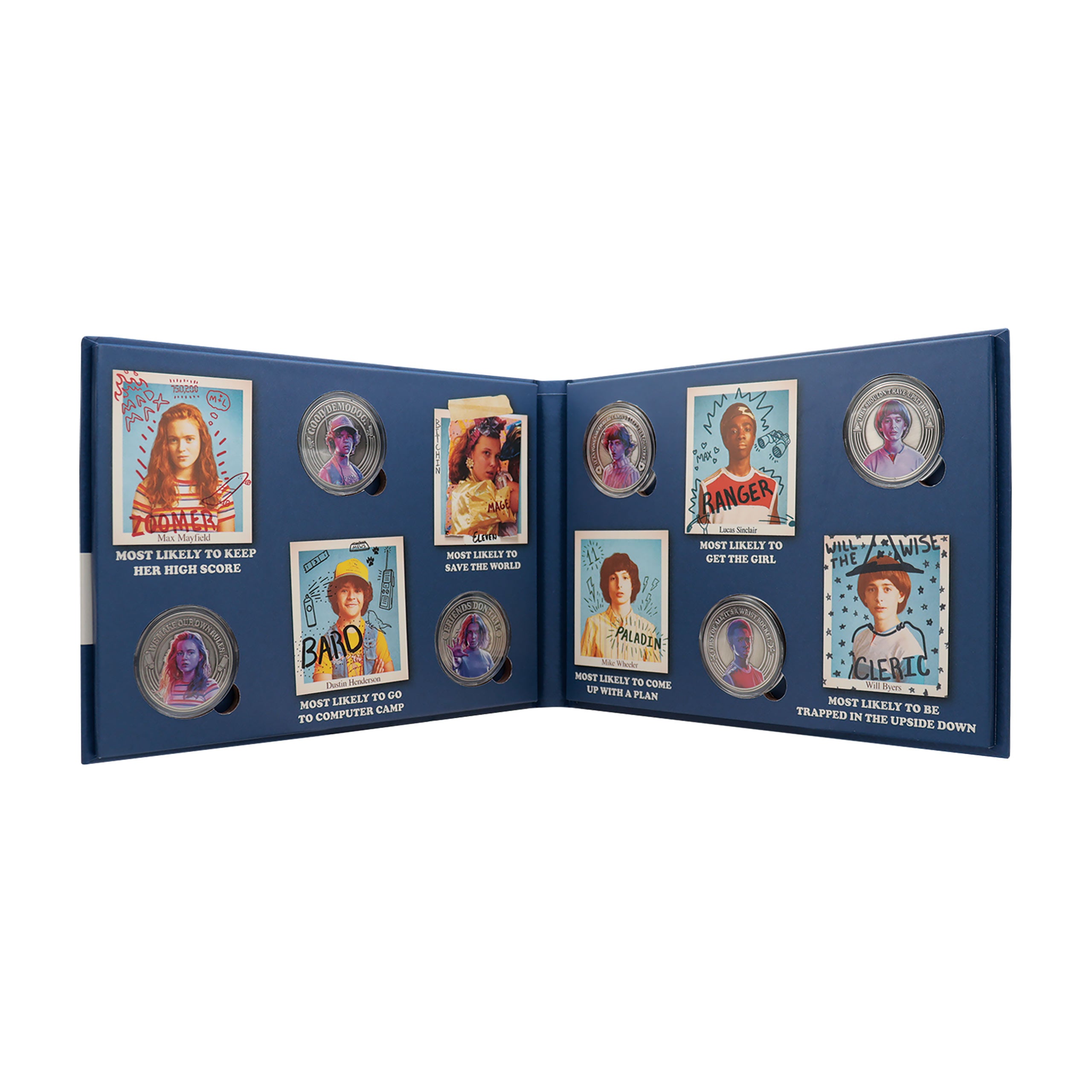 Zdjęcie produktu Stranger Things - album kolekcjonerskich monet Hawkins Middle School