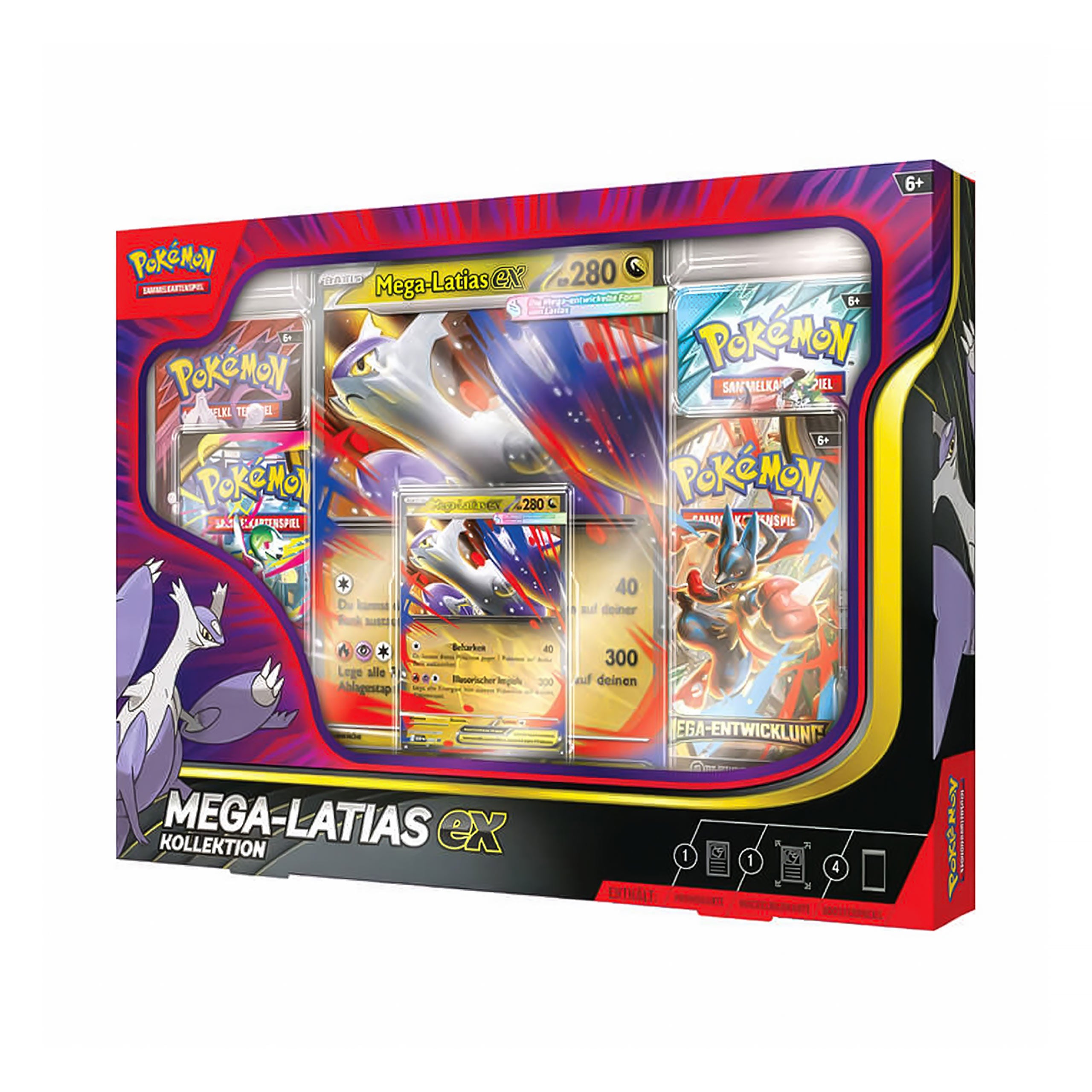 Zdjęcie produktu Pokémon - Pudełko kart kolekcjonerskich Mega Latias-ex
