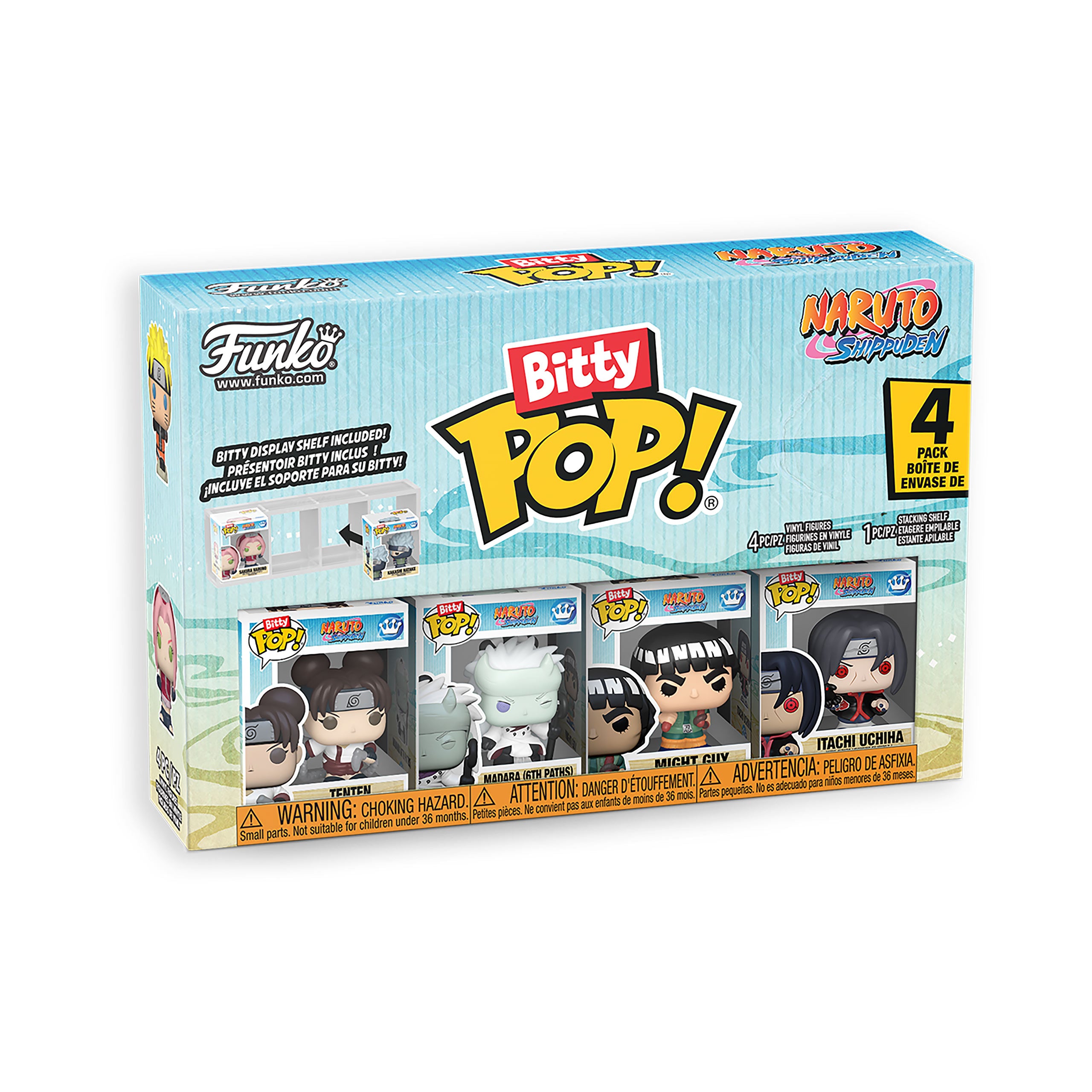 Zdjęcie produktu Naruto - Battles Funko Bitty Pop zestaw 4 figurek Seria 3