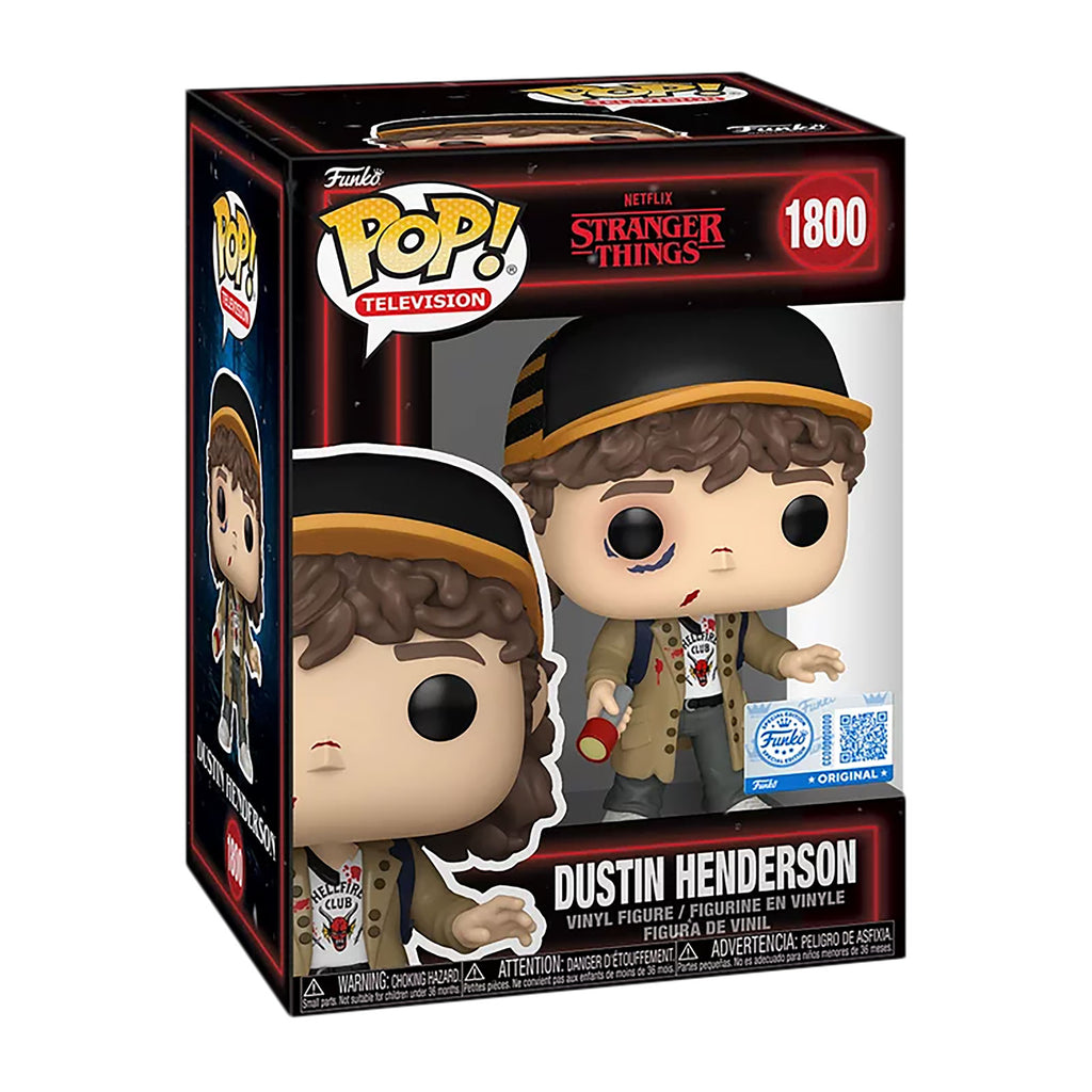 Product image Stranger Things – Dustin (Battle Damaged) Funko Pop! Figure