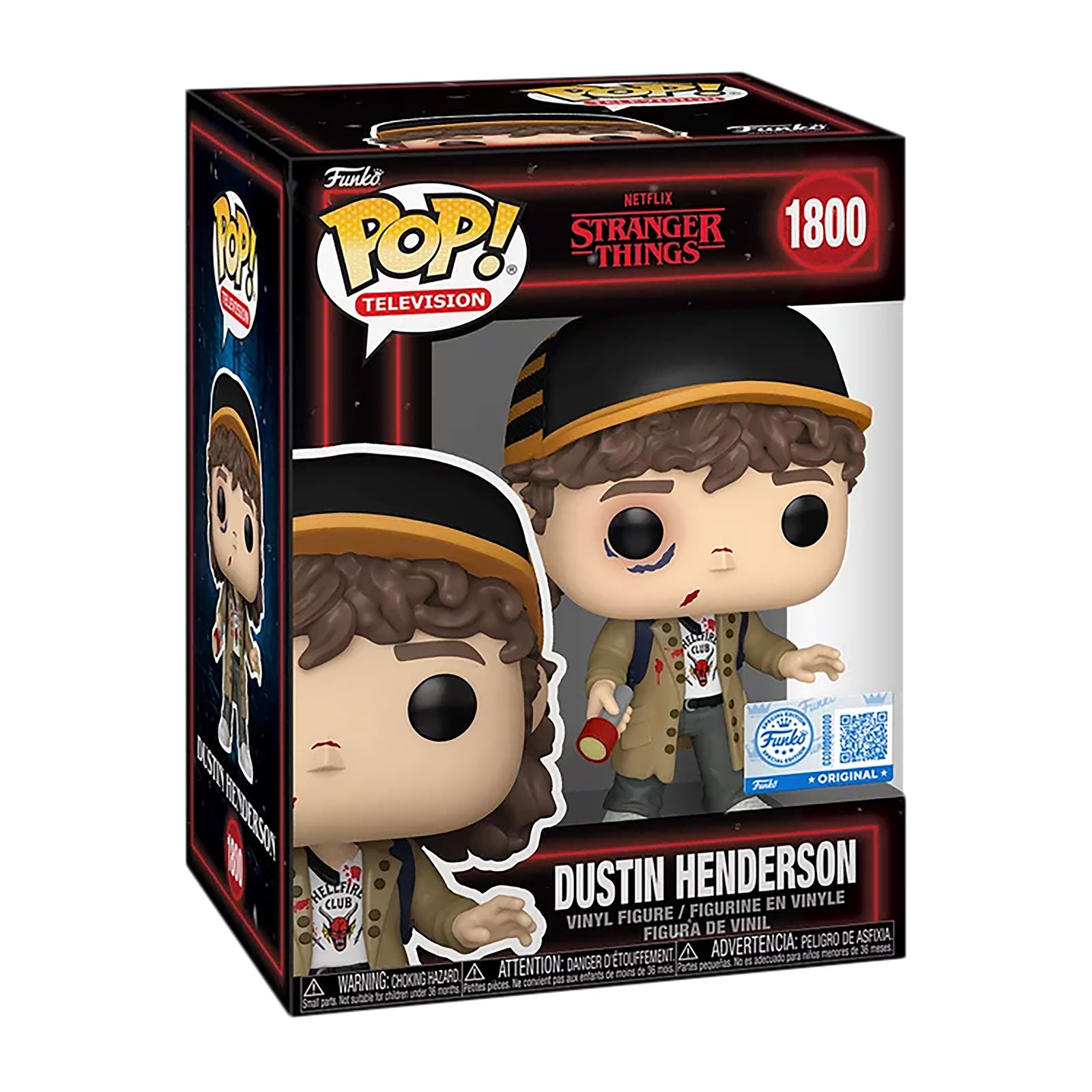 Zdjęcie produktu Stranger Things – Dustin (Battle Damaged) figurka Funko Pop!
