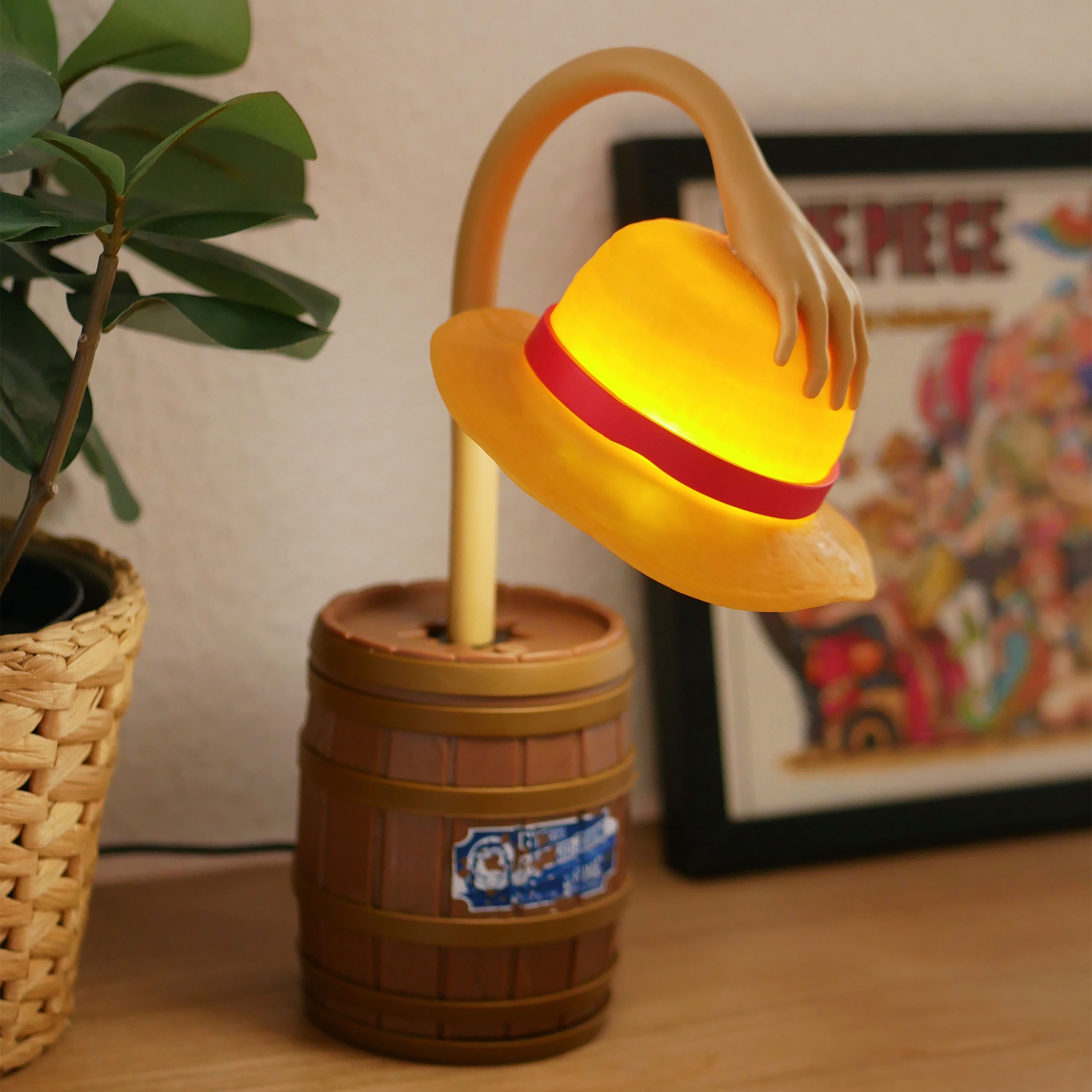 Zdjęcie produktu One Piece - Lampka stołowa Słomkowy Kapelusz