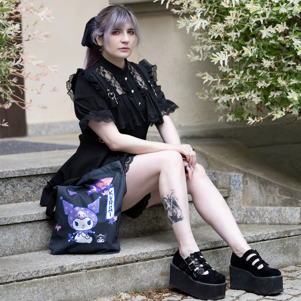 Zdjęcie produktu Sanrio - Kuromi Hello Kitty and Friends Torba typu tote