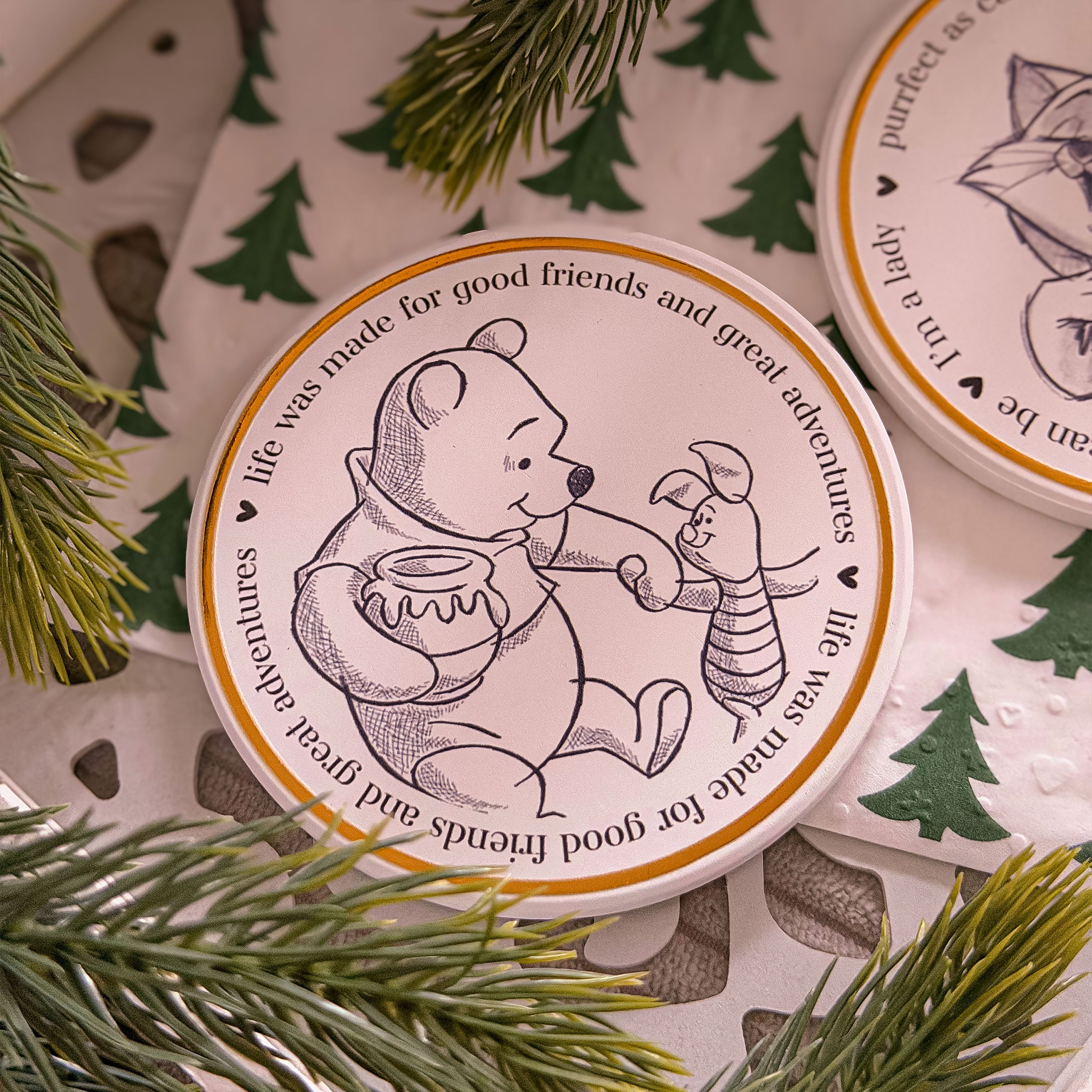 Zdjęcie produktu Kubuś Puchatek - Podkładka pod kubek Przyjaciele
