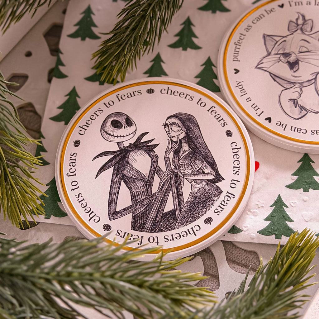 Zdjęcie produktu Nightmare Before Christmas - Podkładka pod kubek Sally i Jack