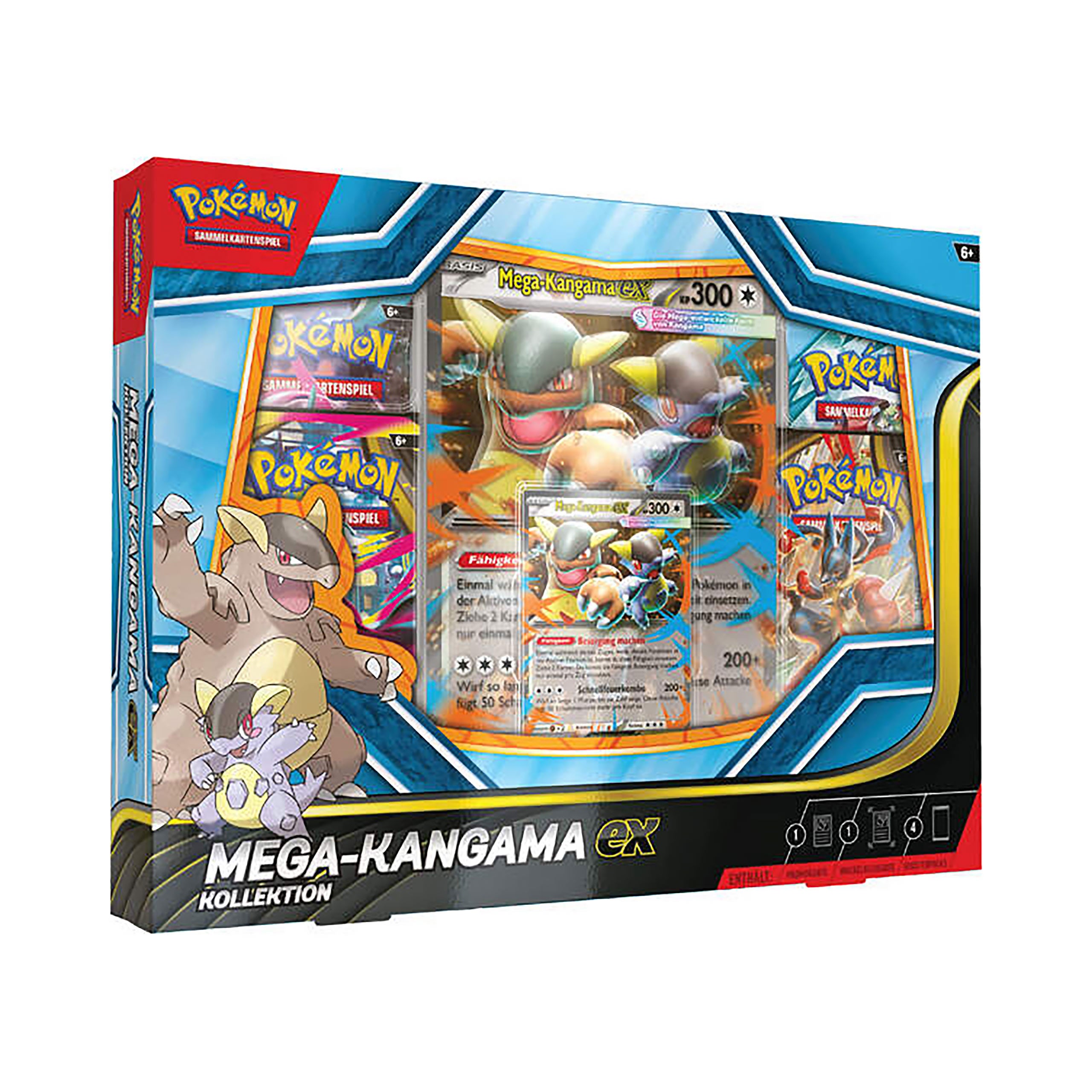 Zdjęcie produktu Pokémon - Zestaw kart kolekcjonerskich Mega Kangaskhan-EX