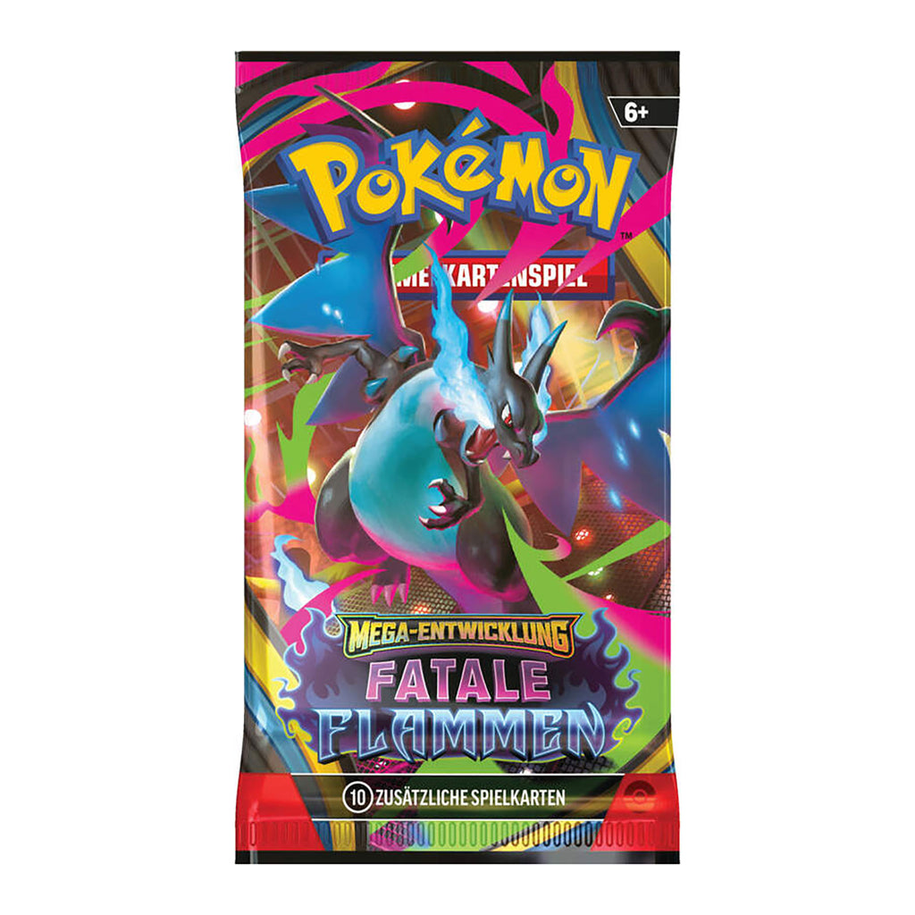 Zdjęcie produktu Pokémon – Booster kart kolekcjonerskich Mega Ewolucja: Śmiertelne Płomienie