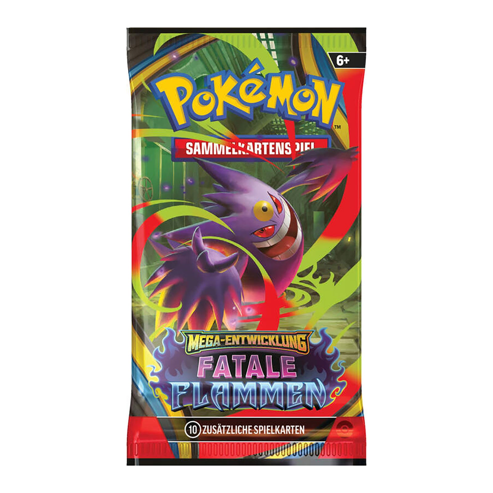 Zdjęcie produktu Pokémon – Booster kart kolekcjonerskich Mega Ewolucja: Śmiertelne Płomienie
