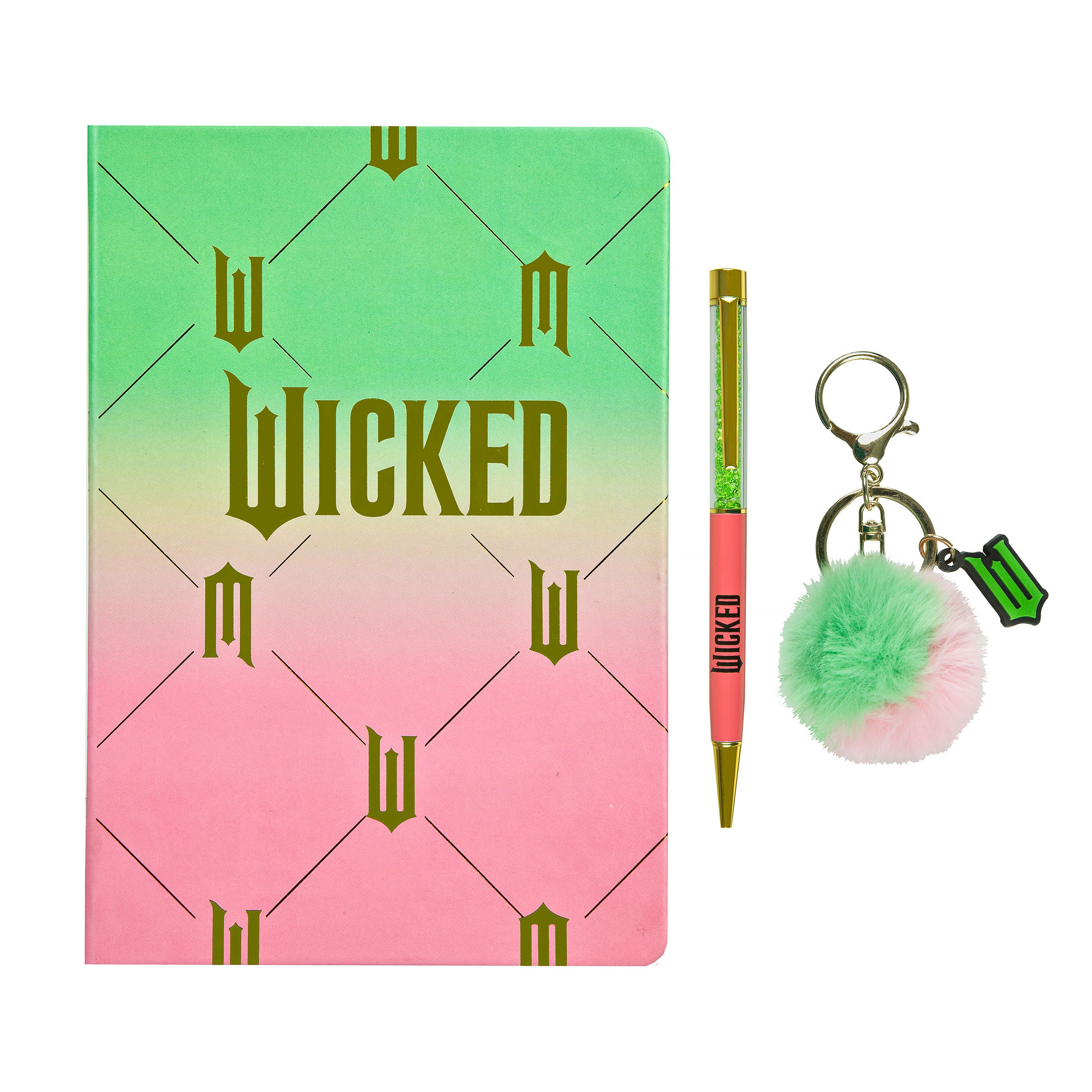 Zdjęcie produktu Wicked - Notatnik z długopisem i brelokiem