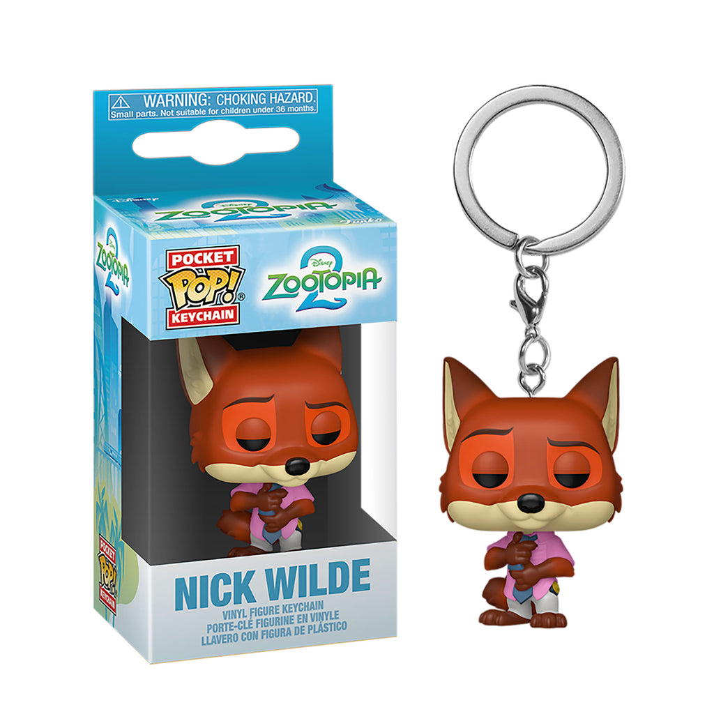 Zdjęcie produktu Zwierzogród - Nick Wilde brelok Funko Pop!