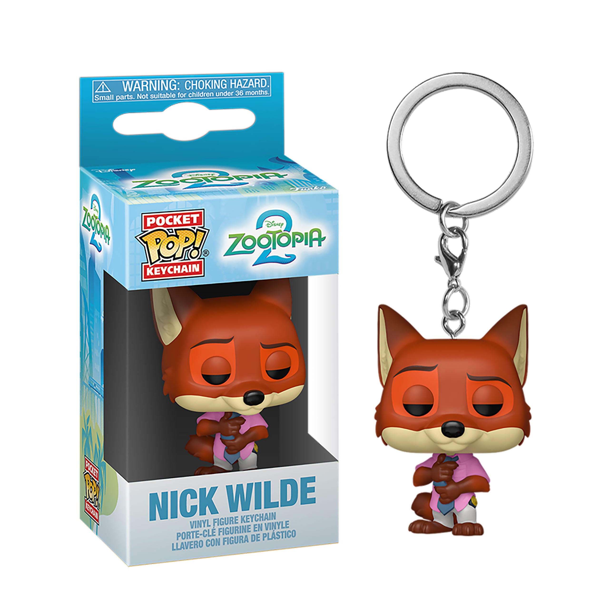 Zdjęcie produktu Zwierzogród - Nick Wilde brelok Funko Pop!