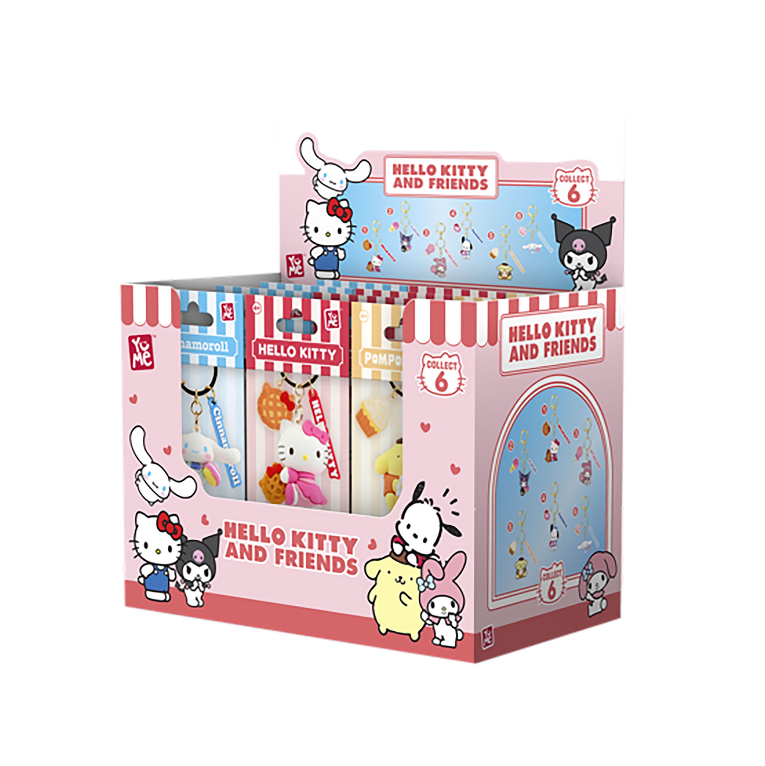 Zdjęcie produktu Hello Kitty and Friends - YuMe Tea Party Display breloków niespodzianek