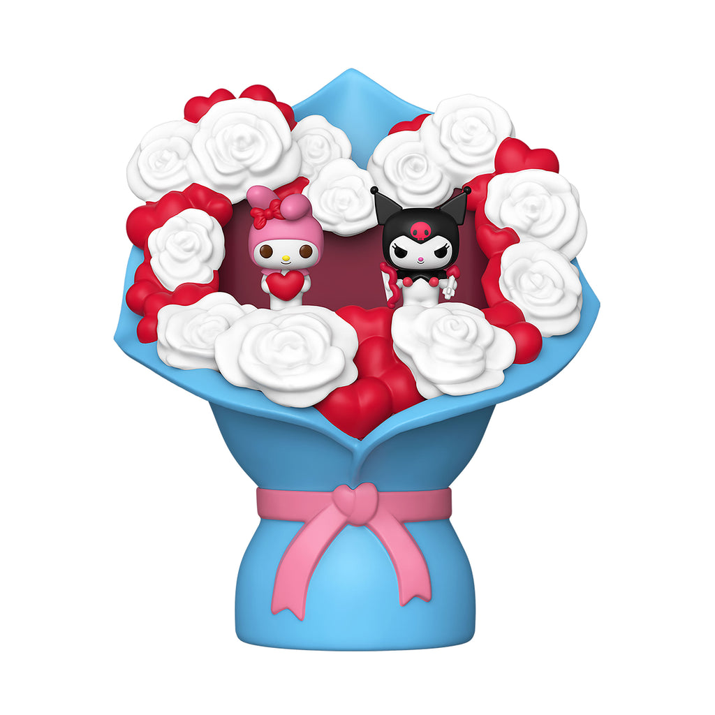 Zdjęcie produktu Hello Kitty and Friends Kuromi i Hello Kitty Valentines Funko Bitty Pop Bouquet - Sanrio