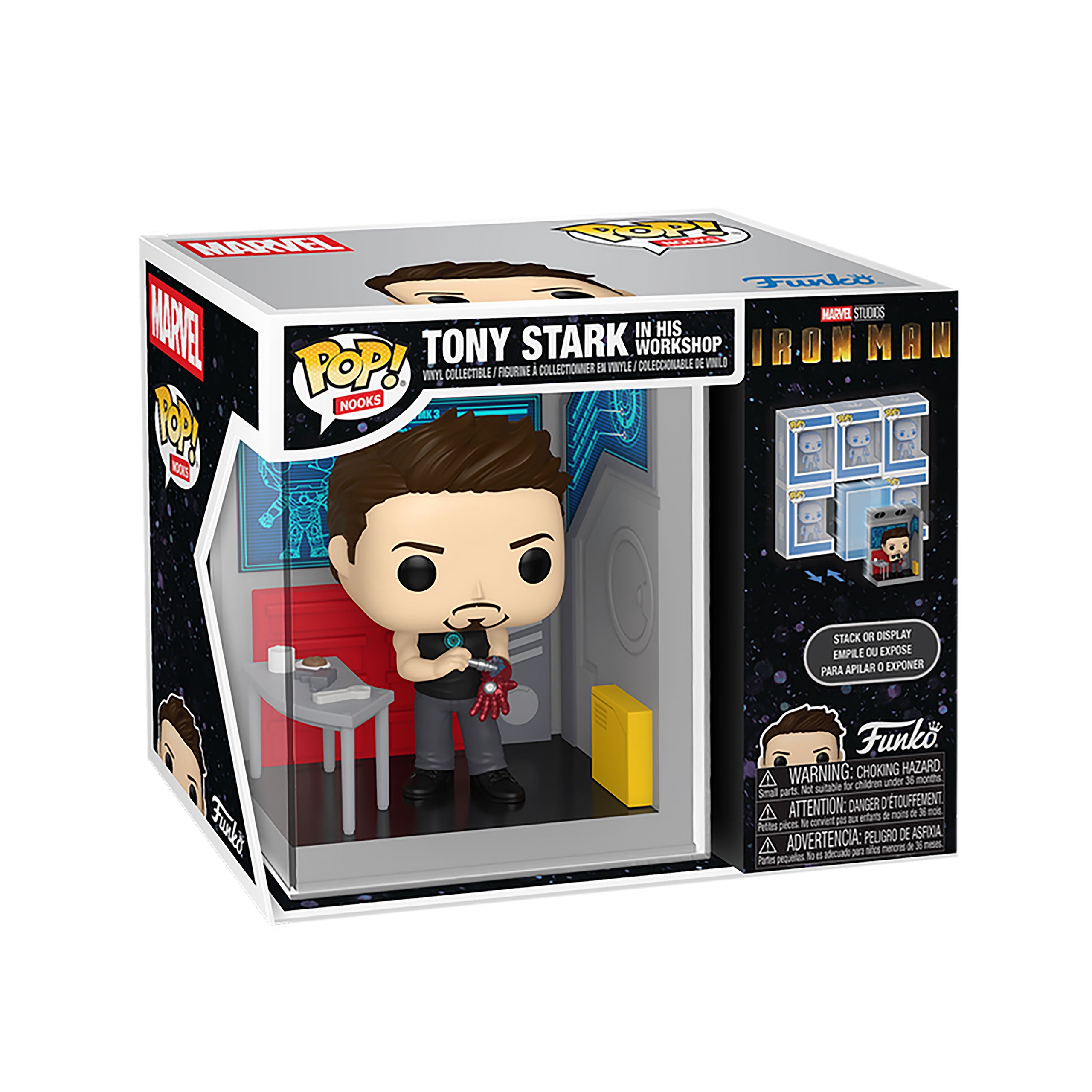 Zdjęcie produktu Iron Man - Warsztat Tony’ego Funko Pop Nooks Diorama