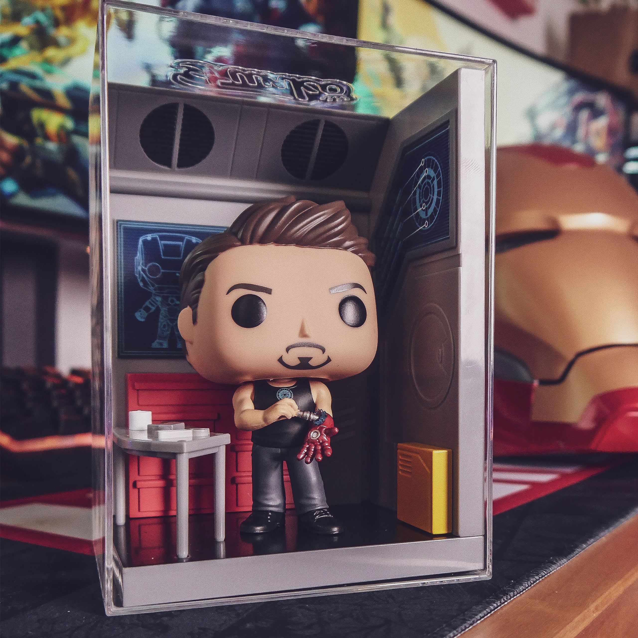 Zdjęcie produktu Iron Man - Warsztat Tony’ego Funko Pop Nooks Diorama