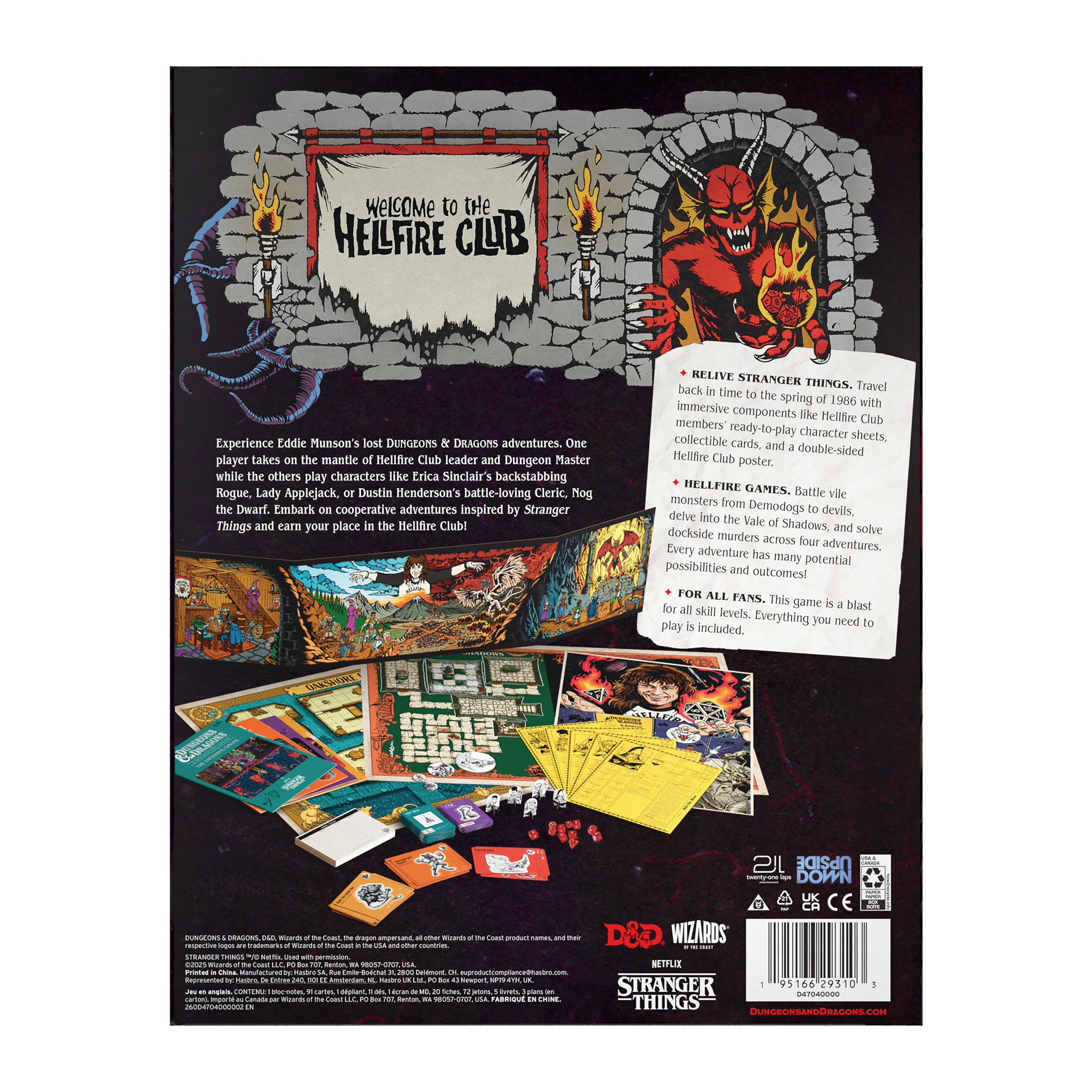 Zdjęcie produktu Dungeons & Dragons – Stranger Things Starter Set wersja angielska