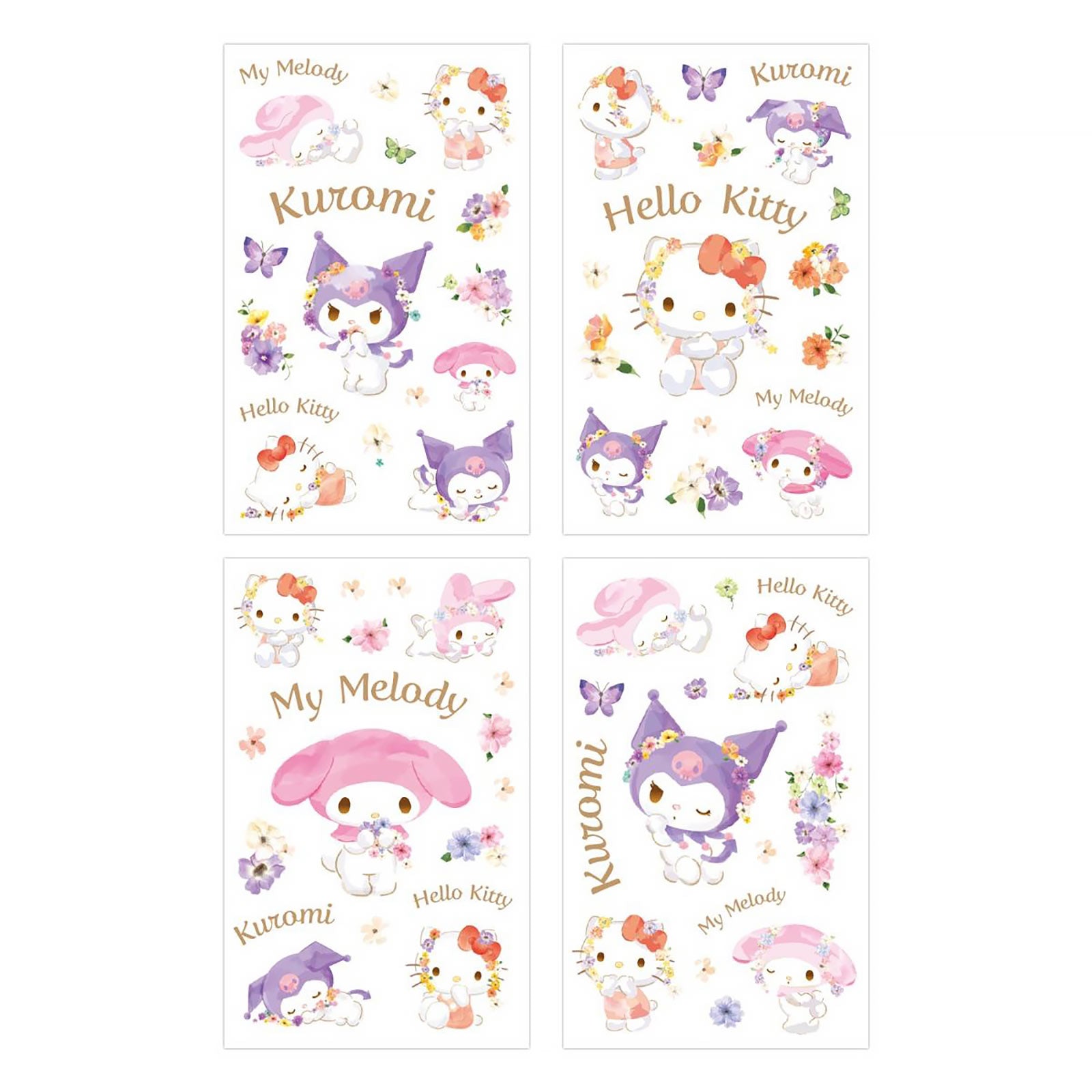 Zdjęcie produktu Hello Kitty & Friends Zestaw naklejek Pastel Vivid