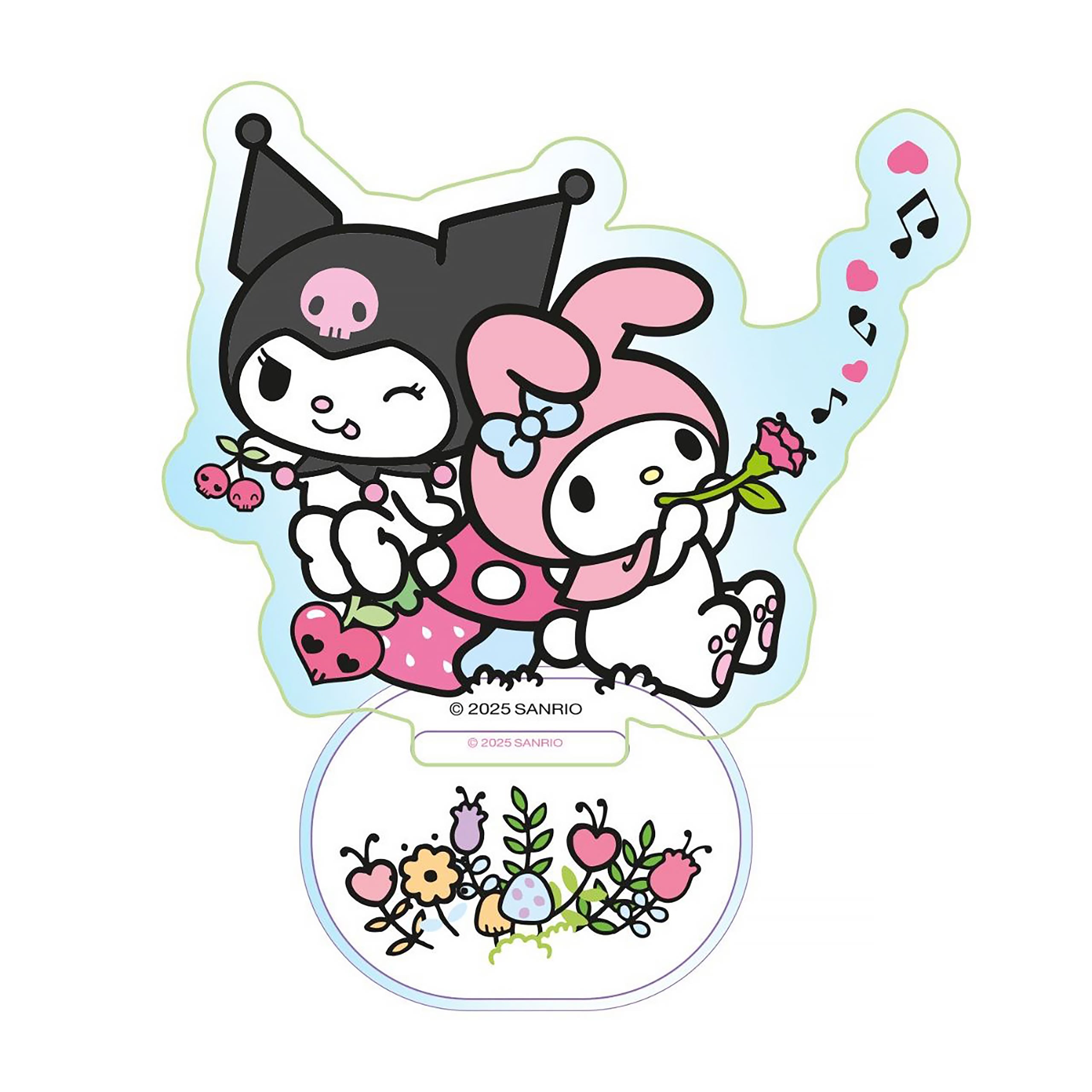 Zdjęcie produktu Hello Kitty - Holograficzna figurka akrylowa My Melody i Kuromi