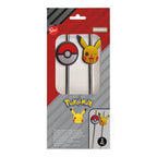 Zdjęcie produktu Pokémon – Zestaw 2 słomek Pikachu i Poké Ball