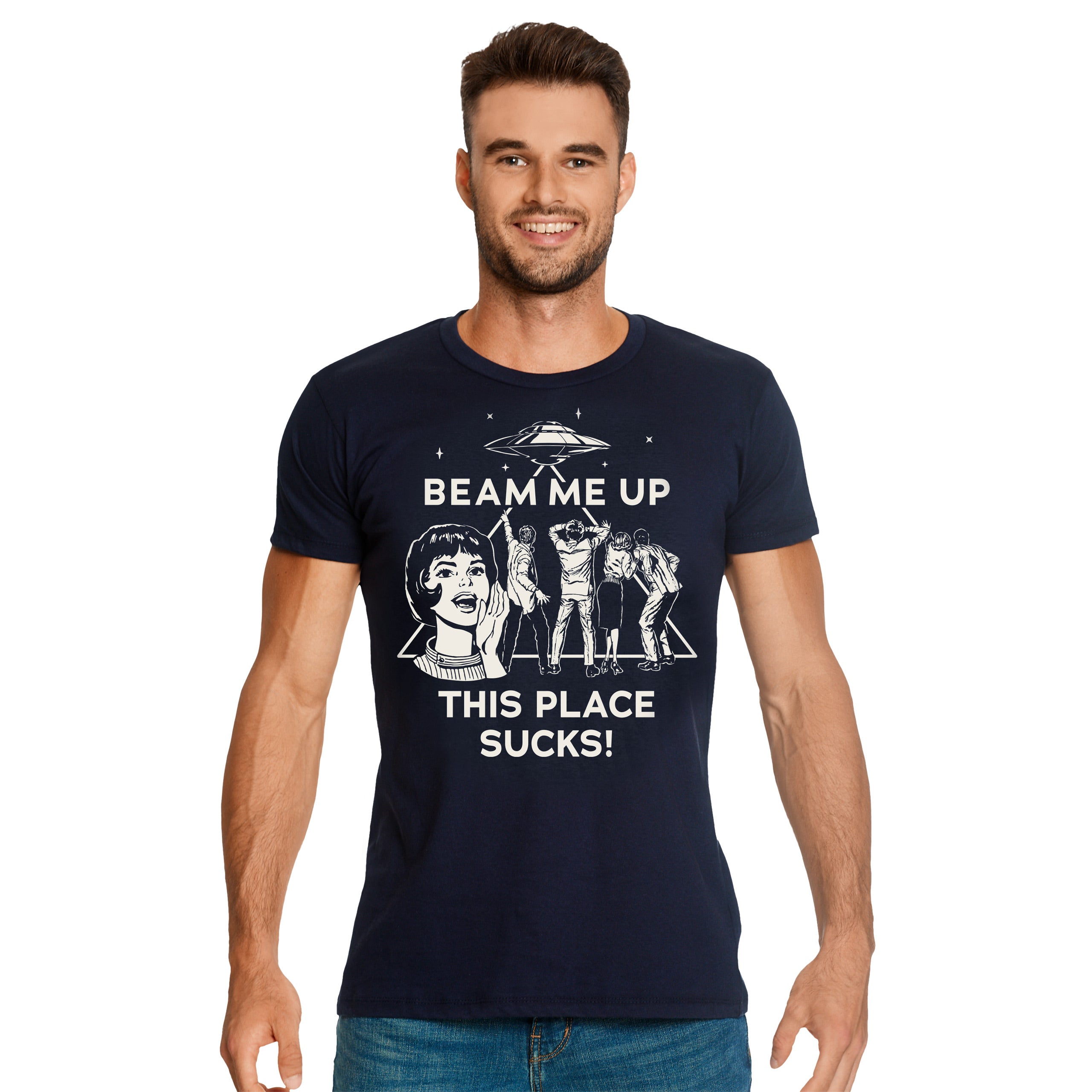 Zdjęcie produktu Stranger Things - Koszulka Beam Me Up