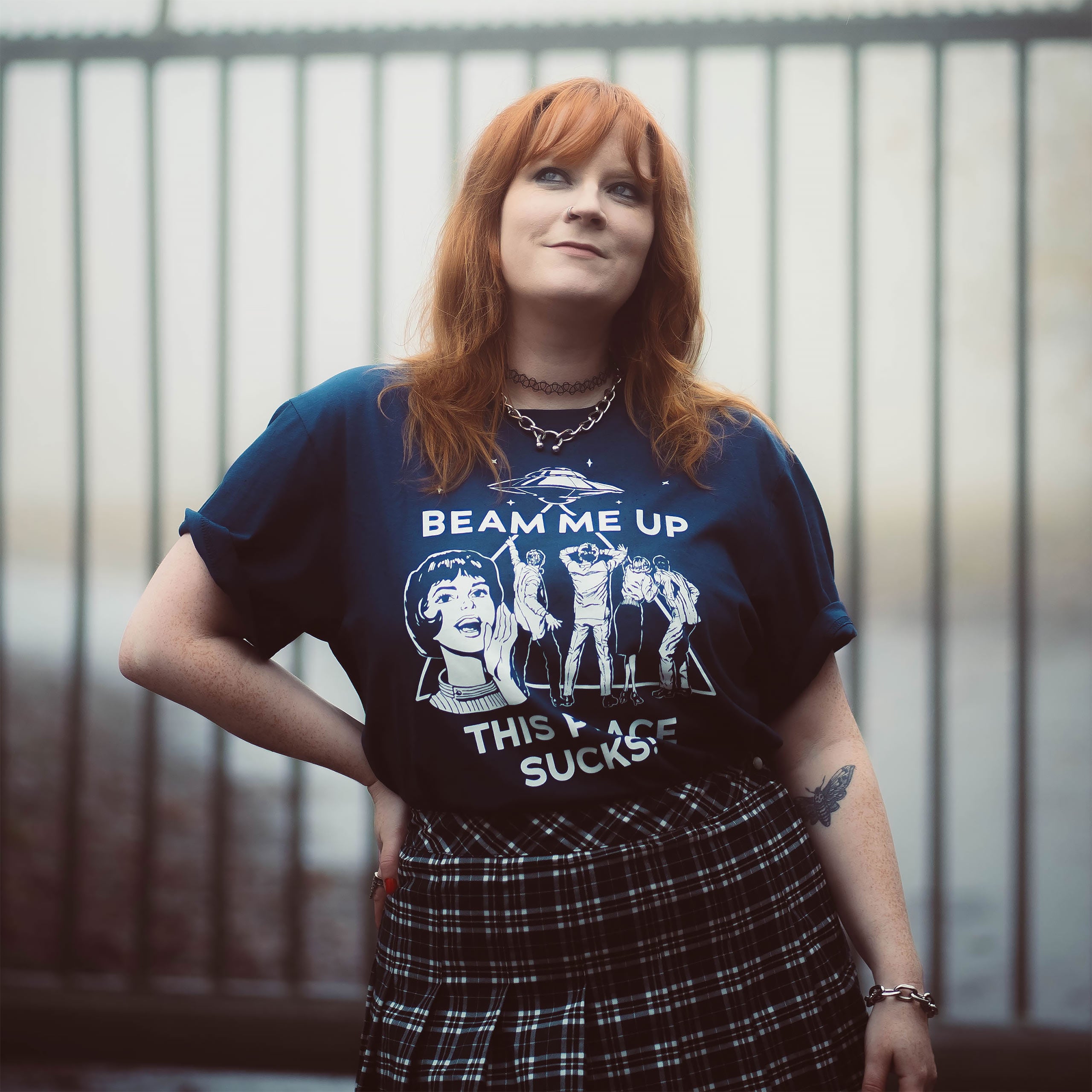 Zdjęcie produktu Stranger Things - Koszulka Beam Me Up