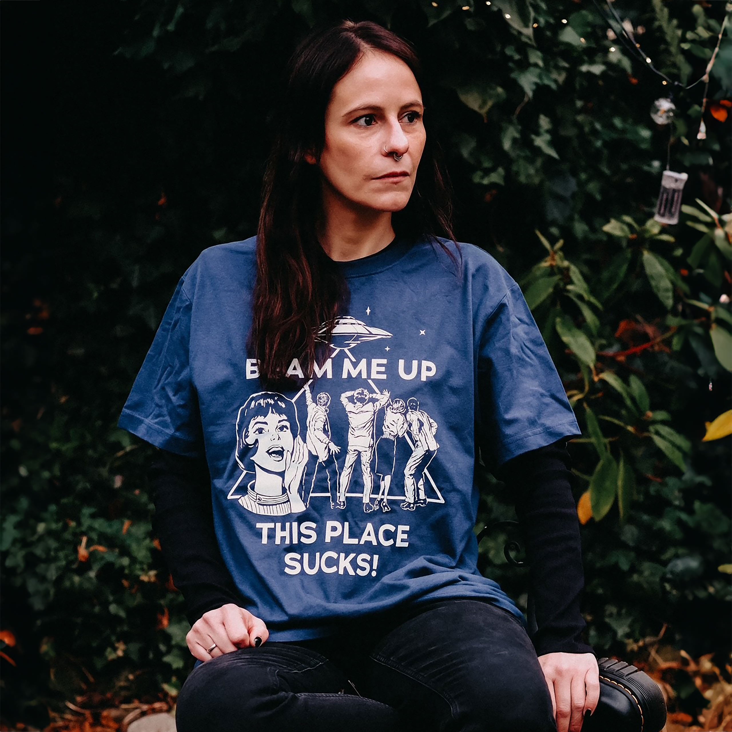 Zdjęcie produktu Stranger Things - Koszulka Beam Me Up