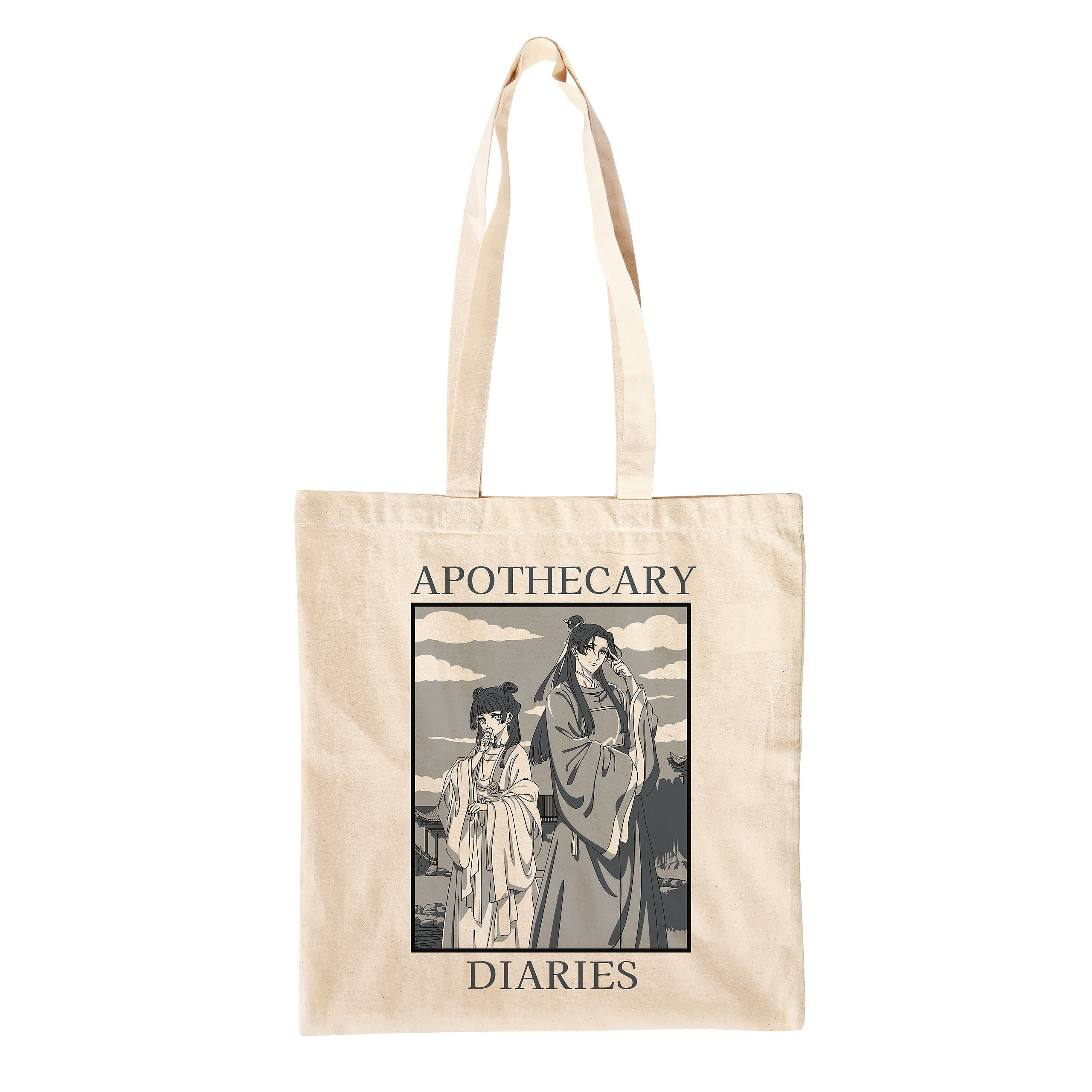 Product image Maomao and Jinshi tote bag for The Apothecary Diaries fans