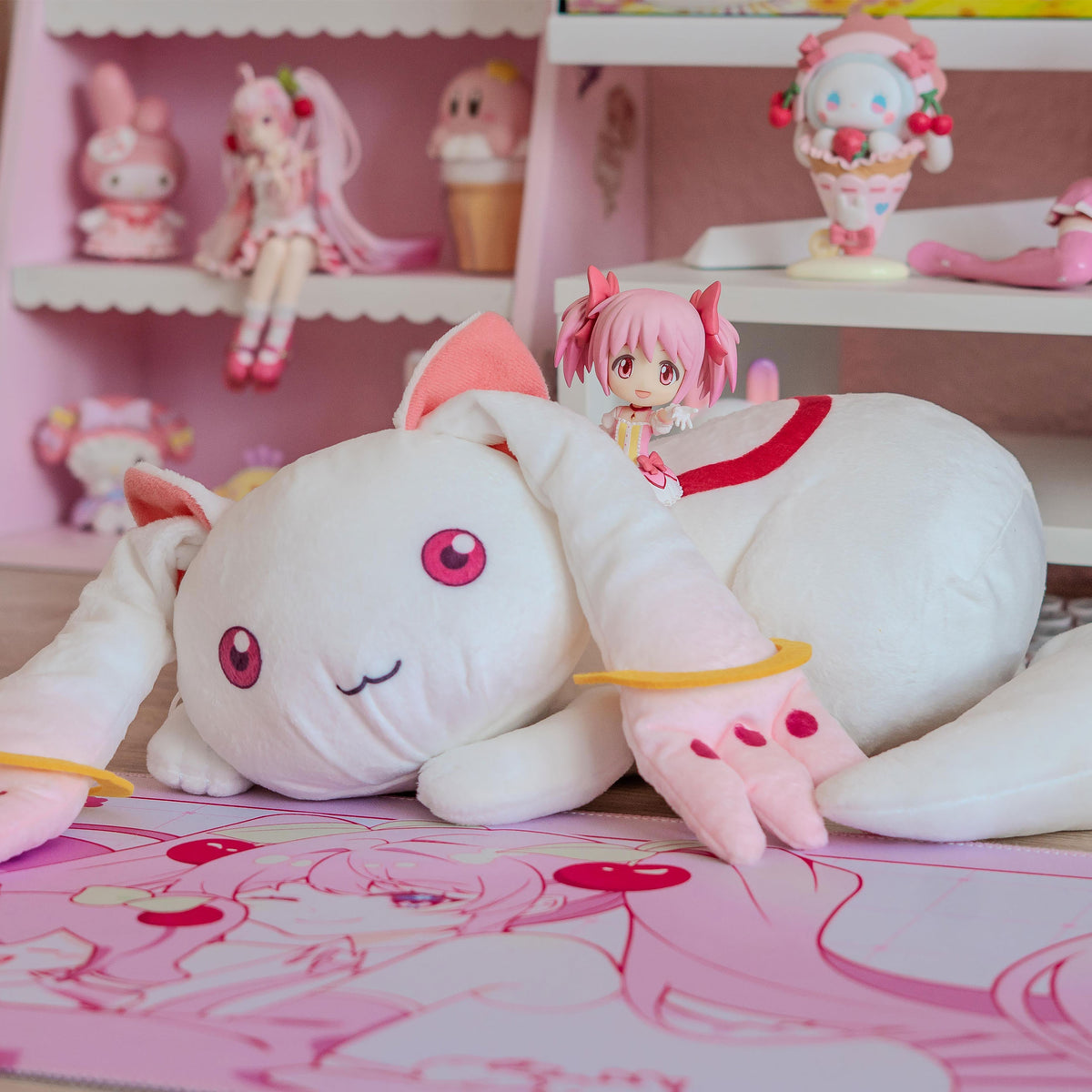 Zdjęcie produktu Puella Magi Madoka Magica - Kyubey pluszowa maskotka