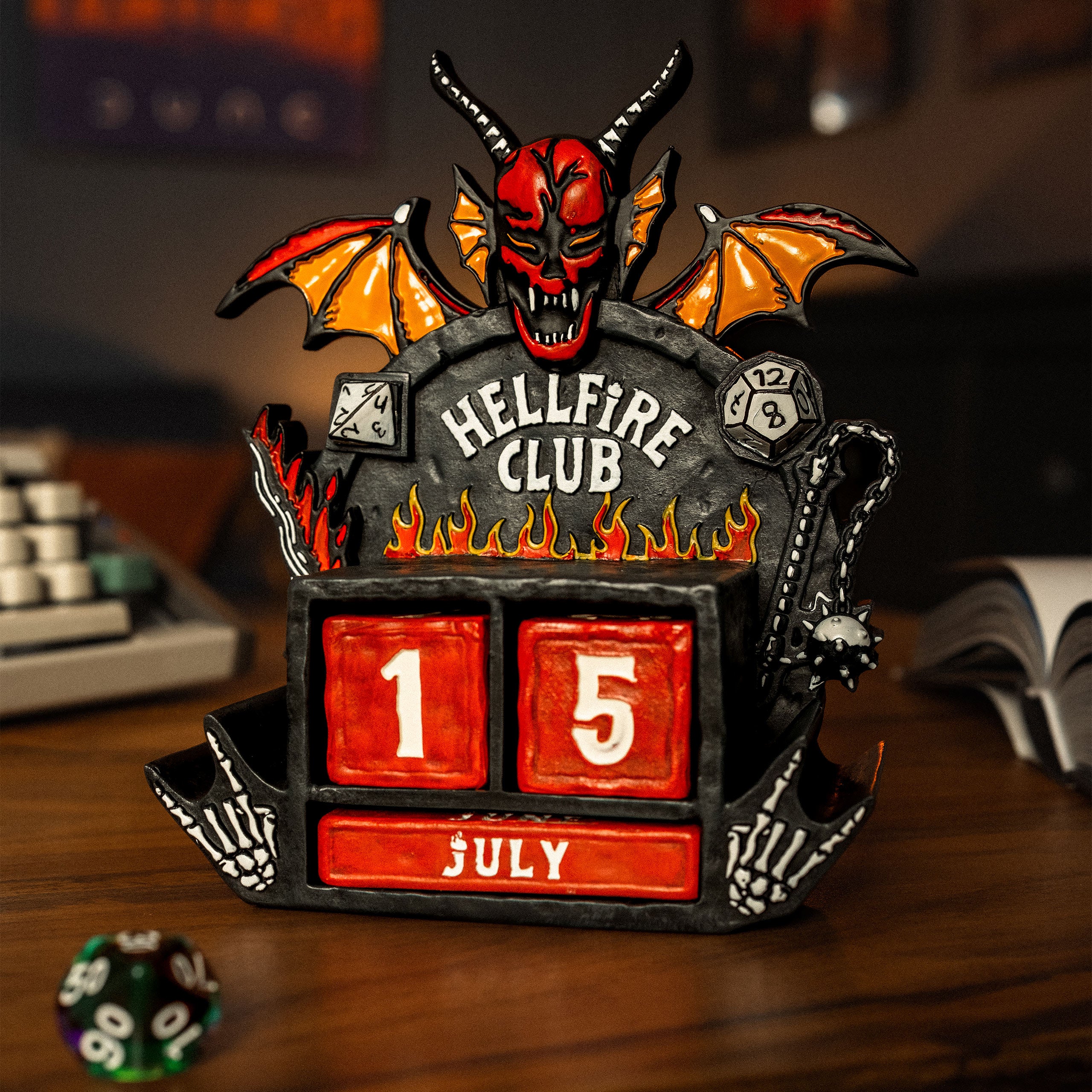 Zdjęcie produktu Stranger Things - Hellfire Club 3D kalendarz wieczny